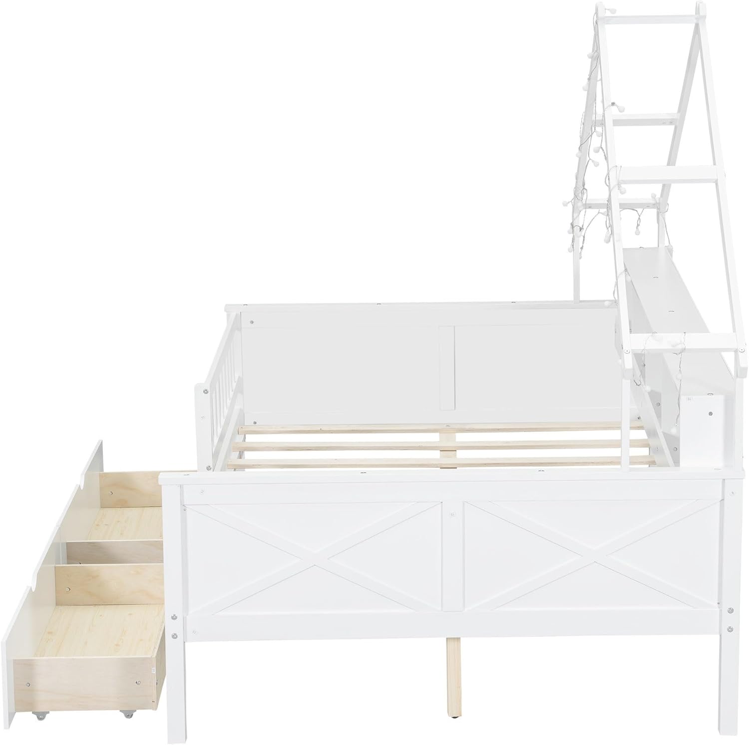 Blue Pinafore Denim Dress