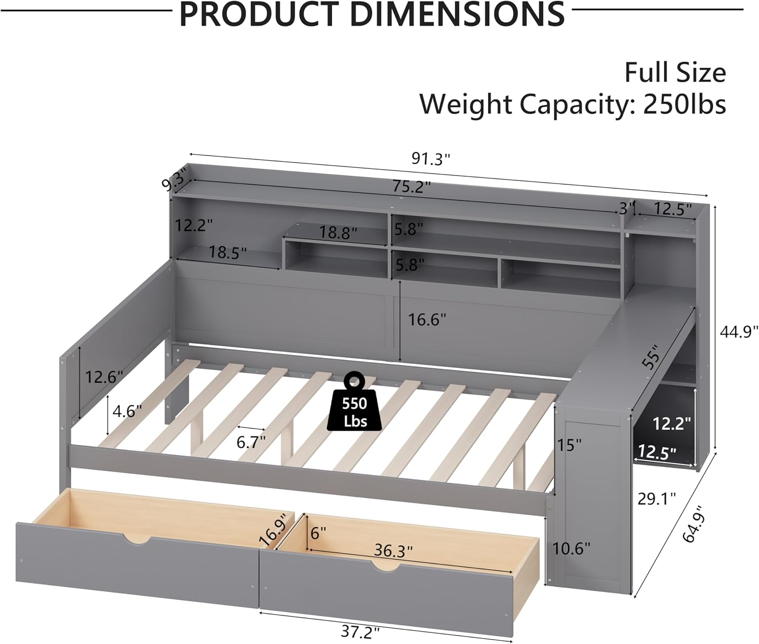 Blue Pinafore Denim Dress