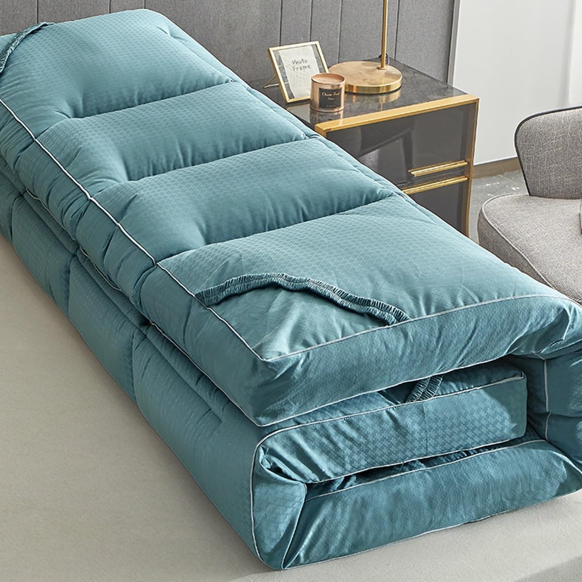 Blue Pinafore Denim Dress