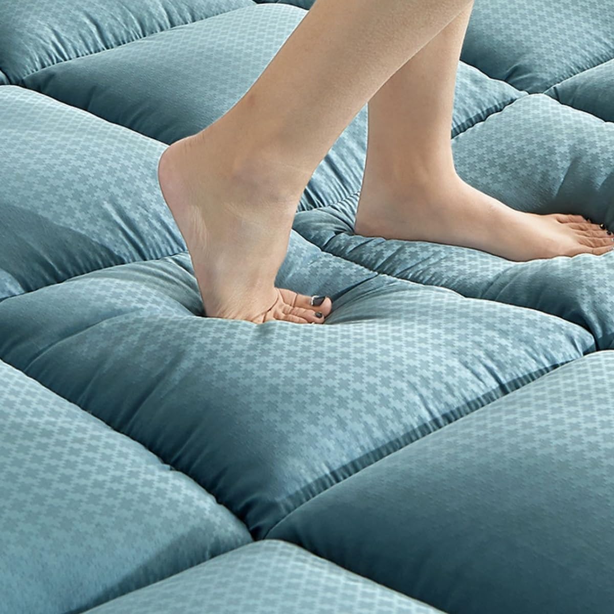 Blue Pinafore Denim Dress