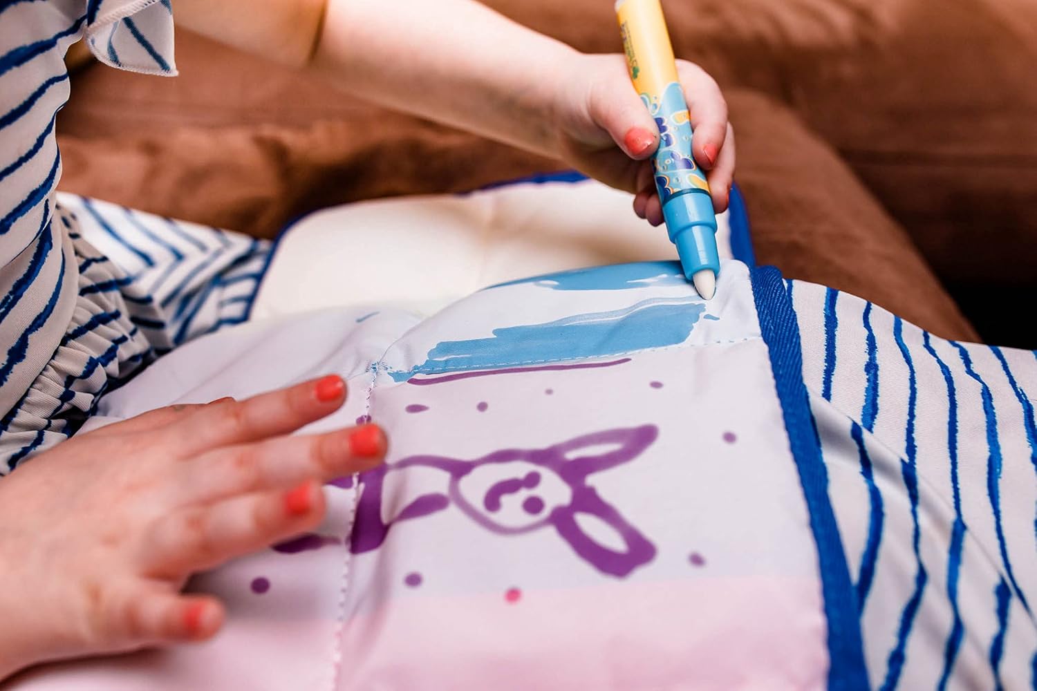 Blue Pinafore Denim Dress