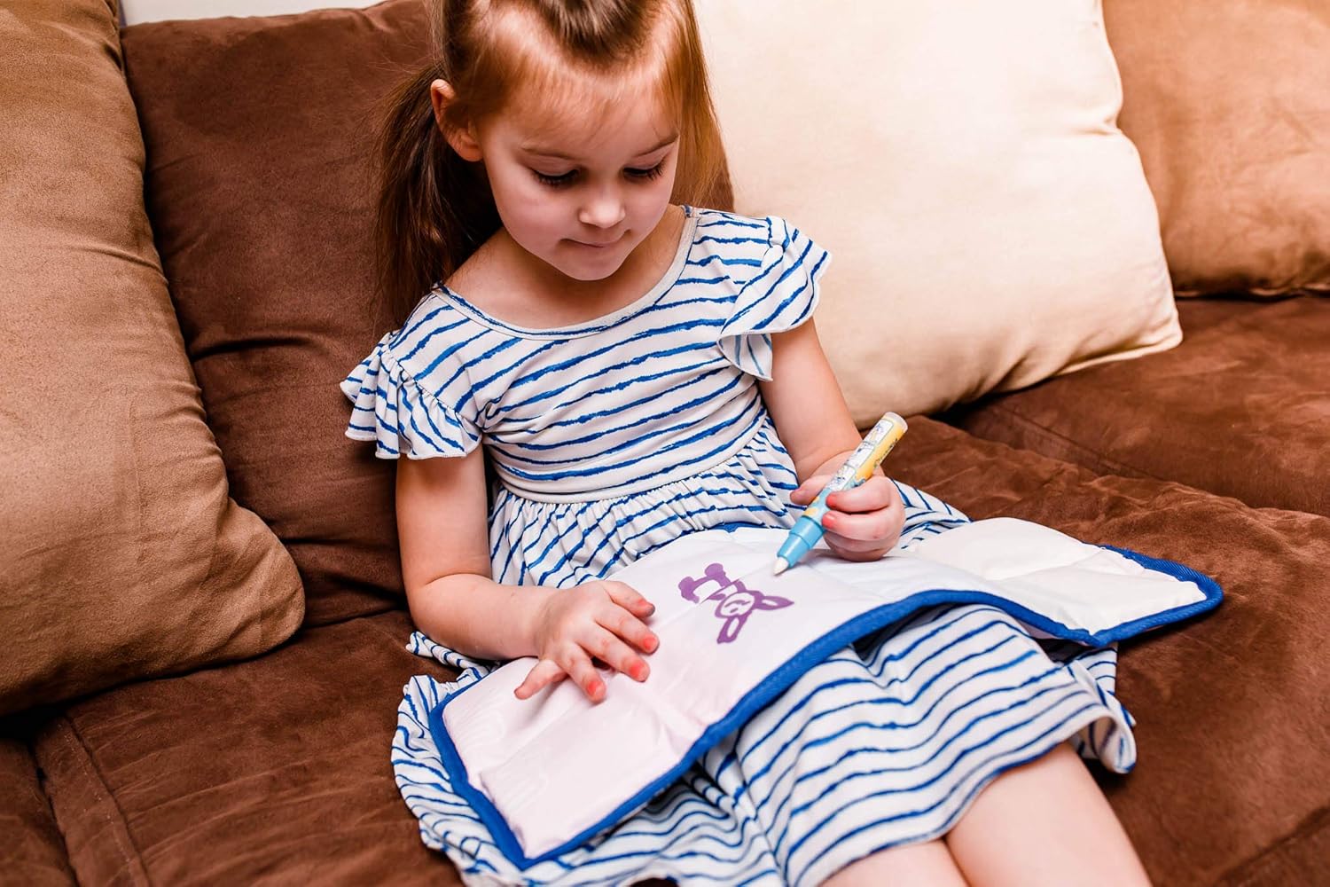 Blue Pinafore Denim Dress