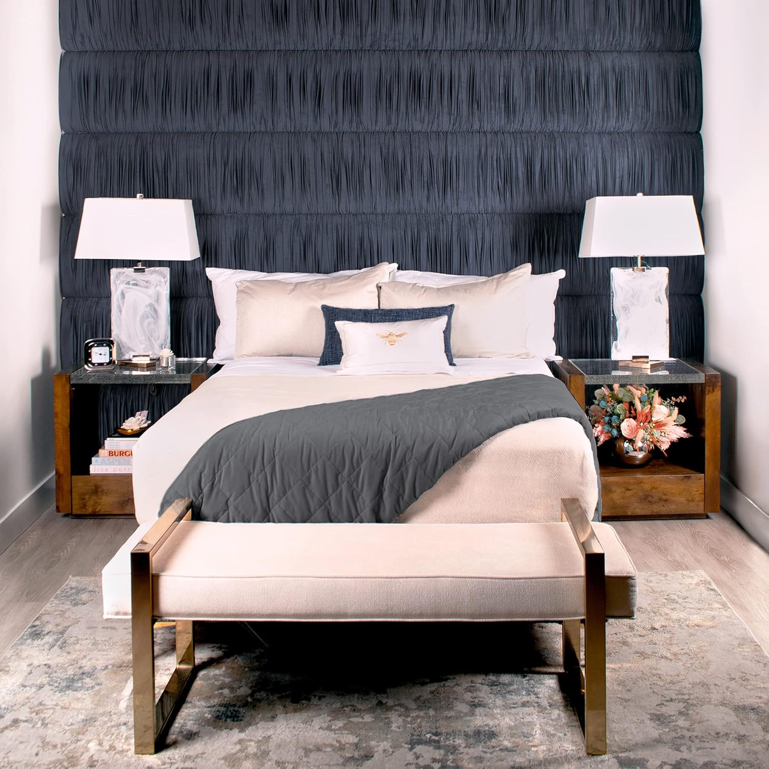 Blue Pinafore Denim Dress