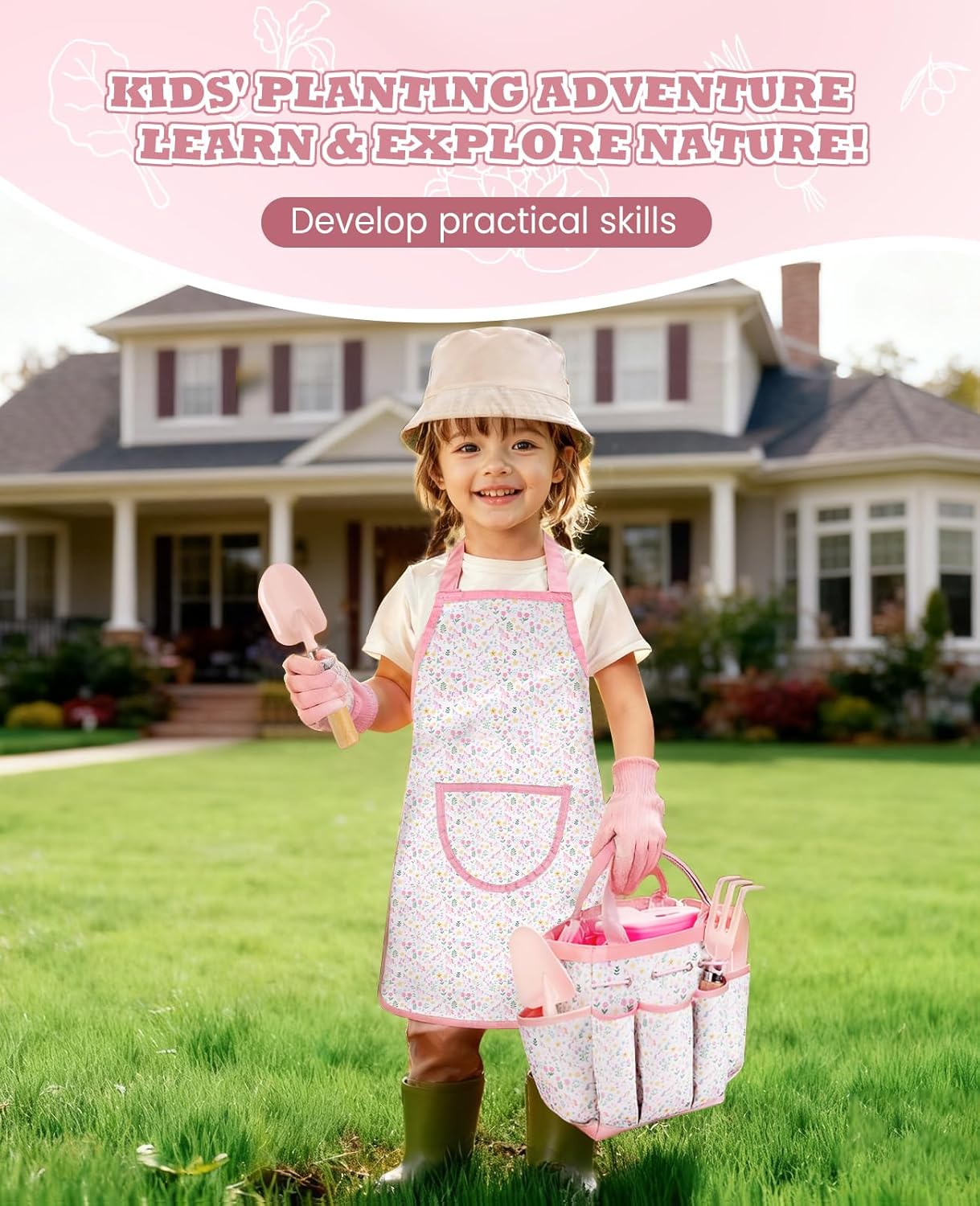 Blue Pinafore Denim Dress