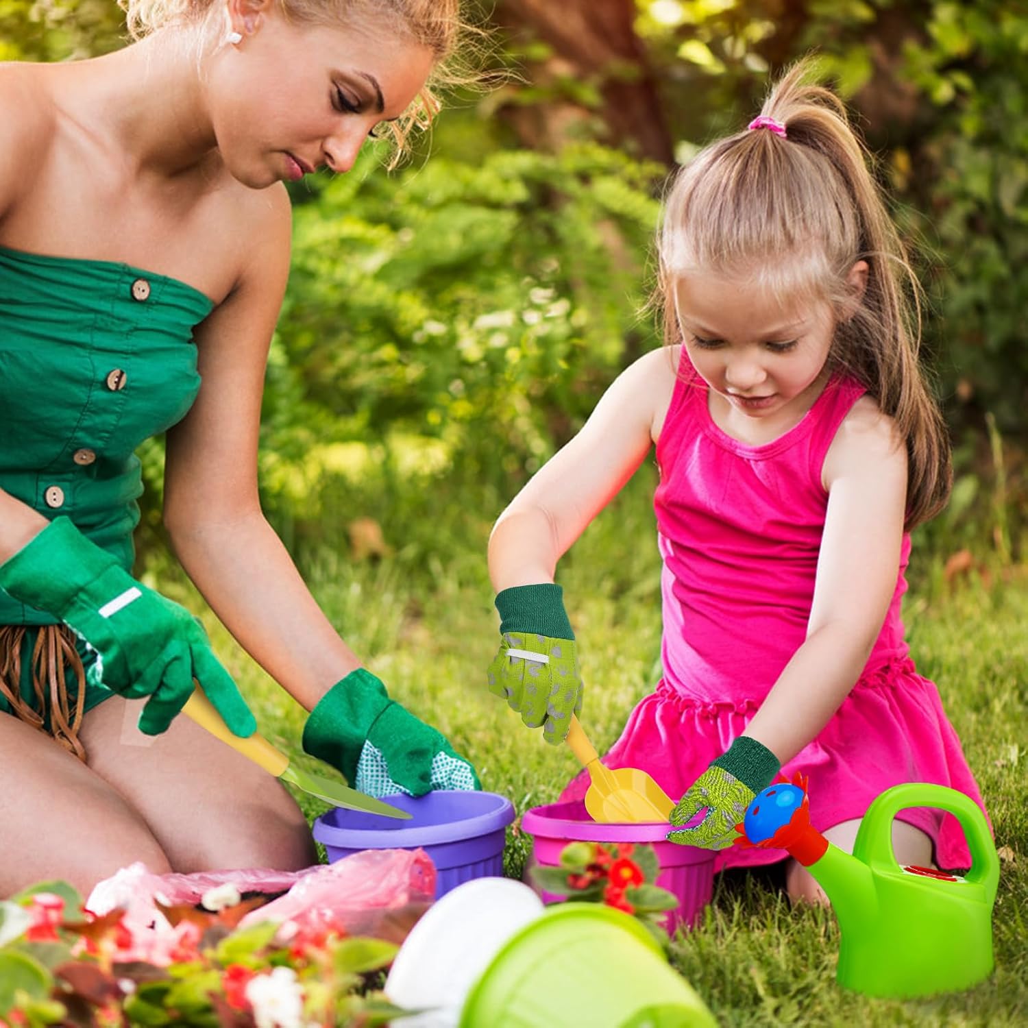 Blue Pinafore Denim Dress