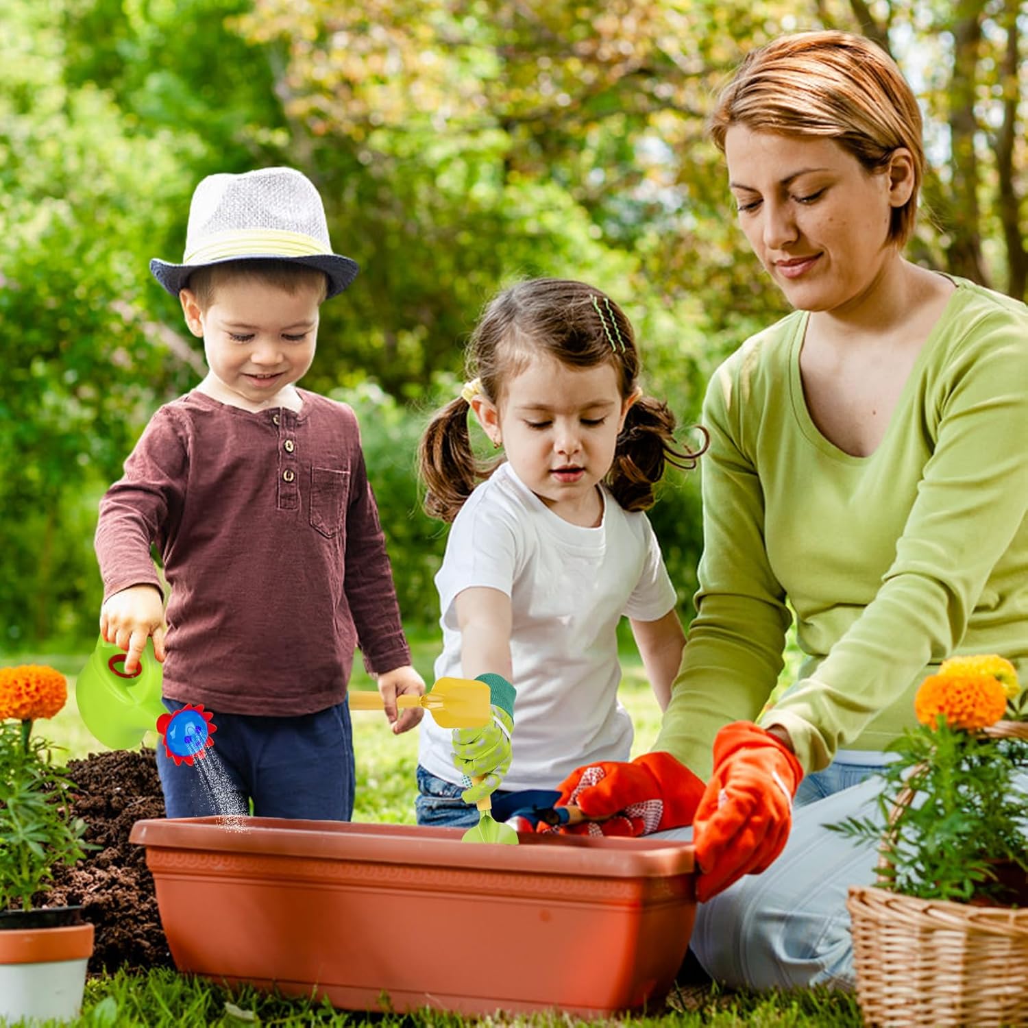 Blue Pinafore Denim Dress