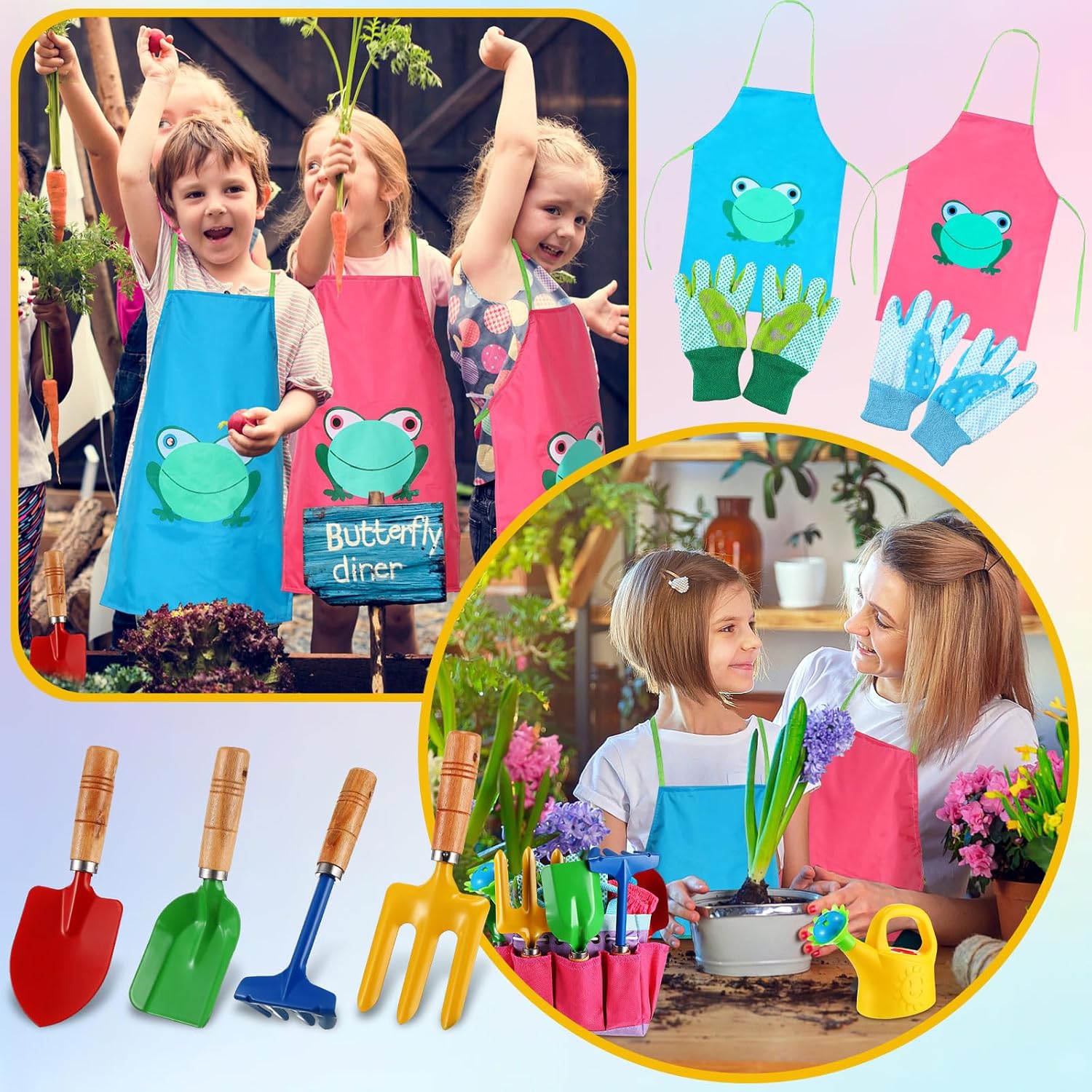 Blue Pinafore Denim Dress