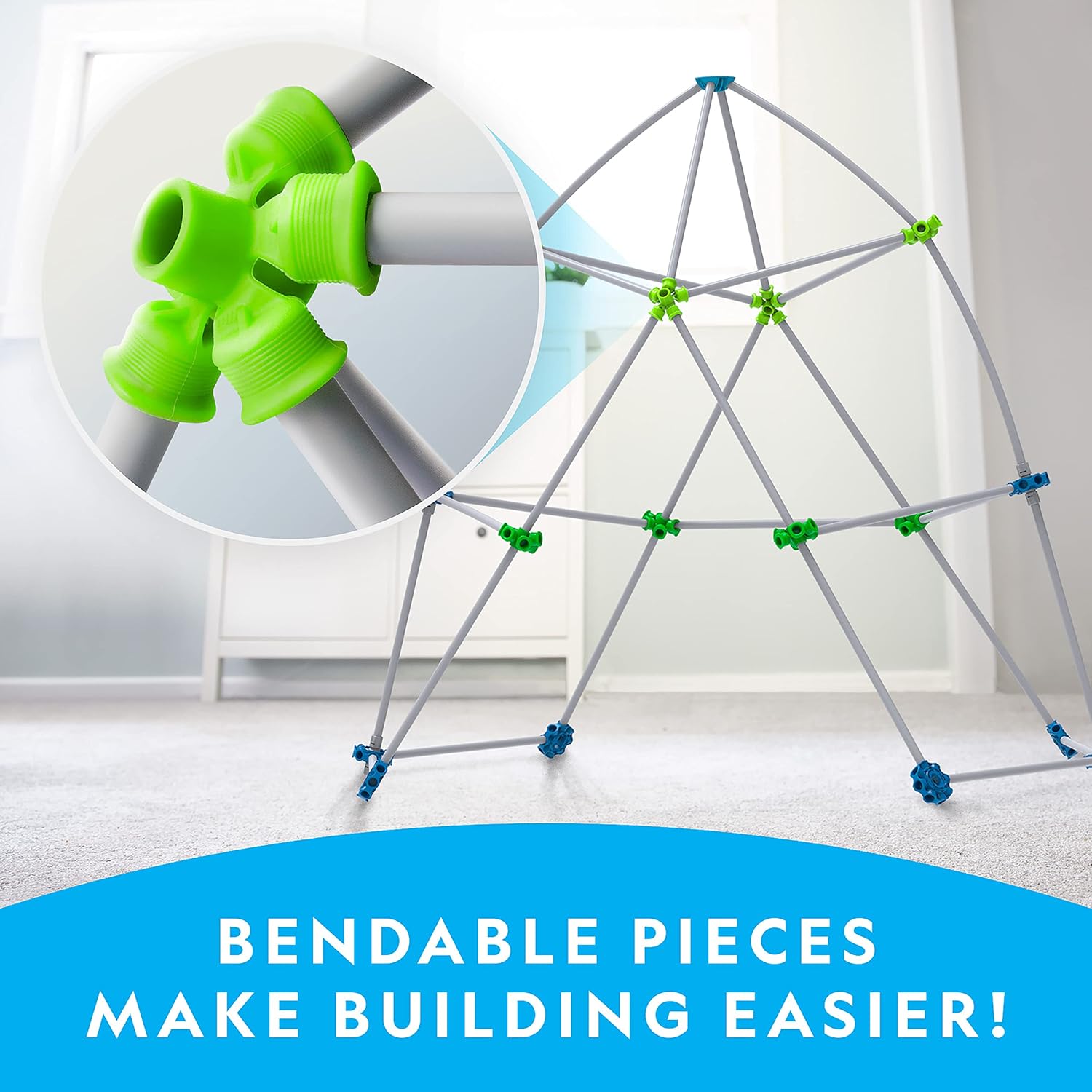 Blue Pinafore Denim Dress