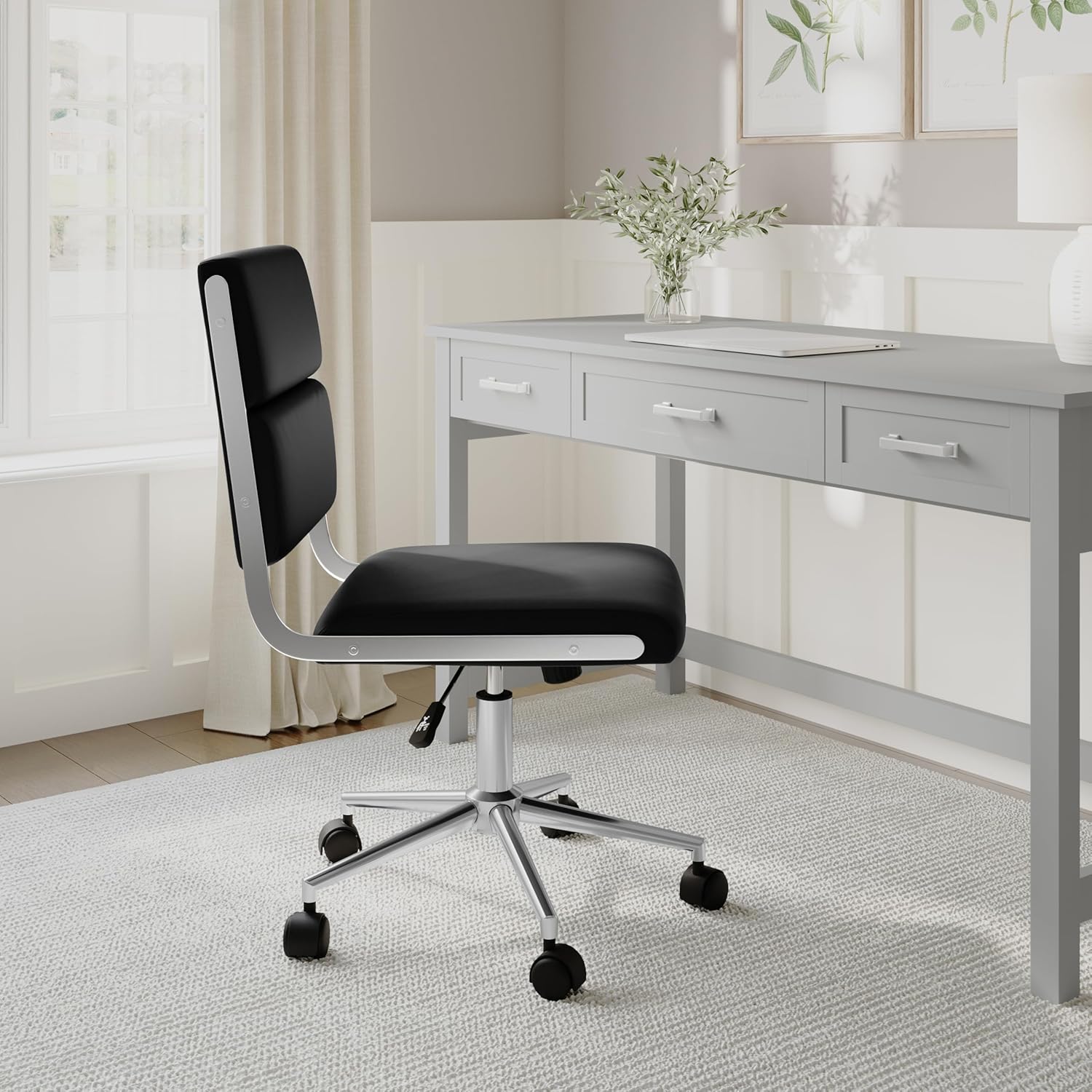 Blue Pinafore Denim Dress