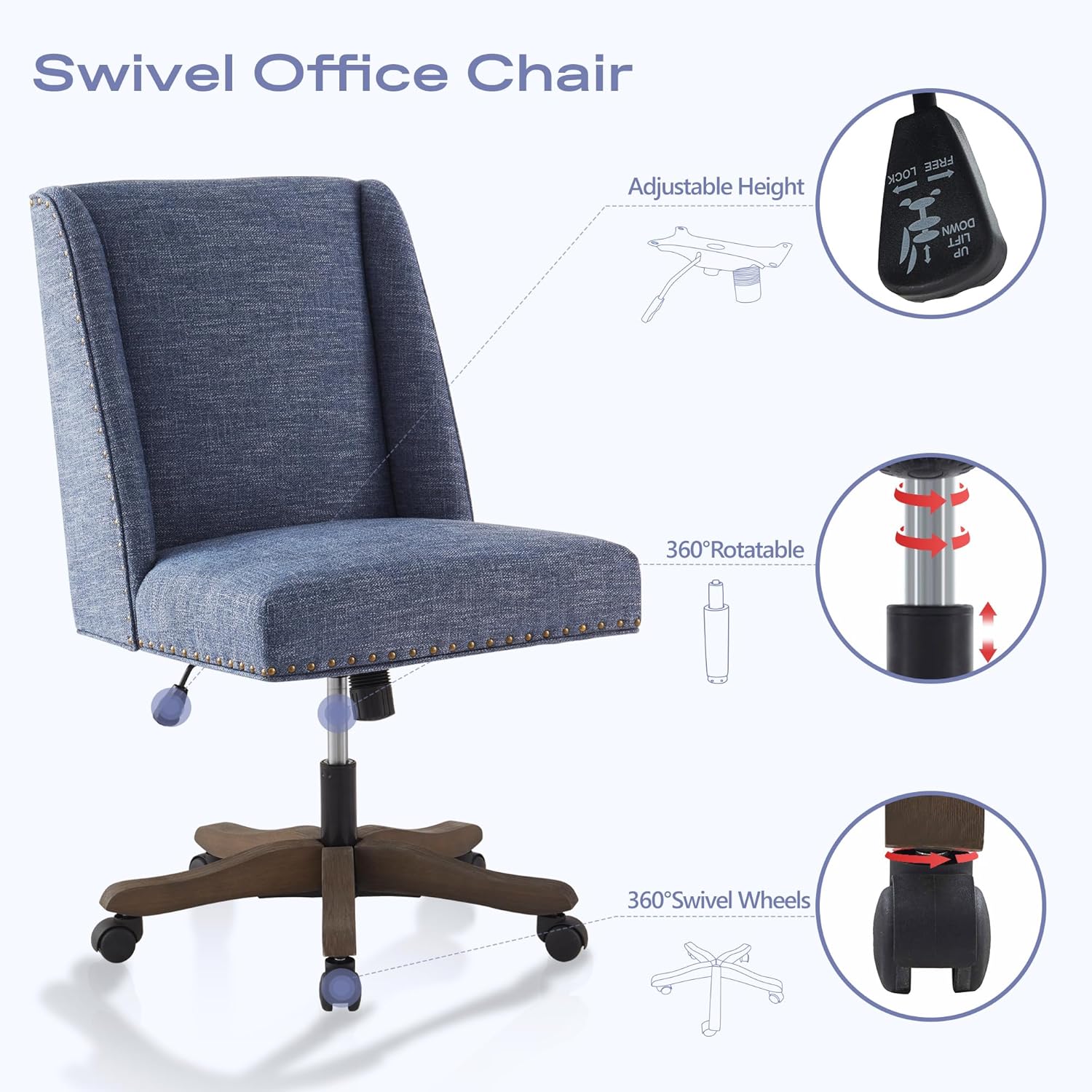 Blue Pinafore Denim Dress