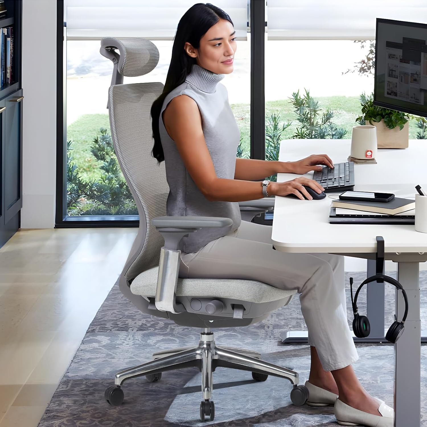 Blue Pinafore Denim Dress