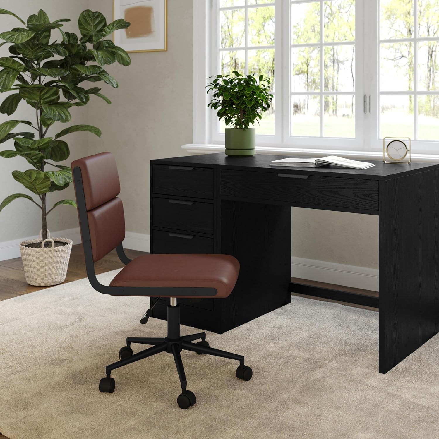 Blue Pinafore Denim Dress