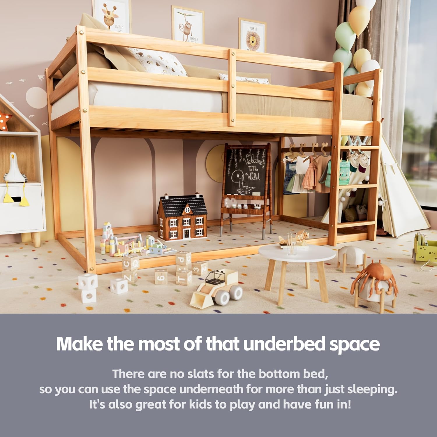 Blue Pinafore Denim Dress