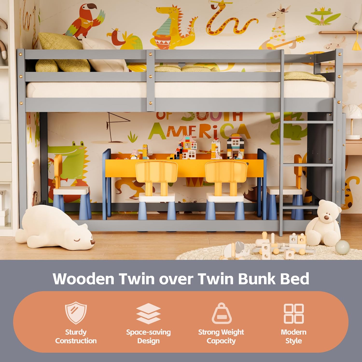 Blue Pinafore Denim Dress