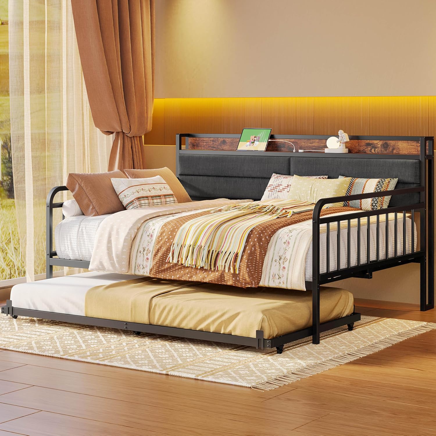 Blue Pinafore Denim Dress