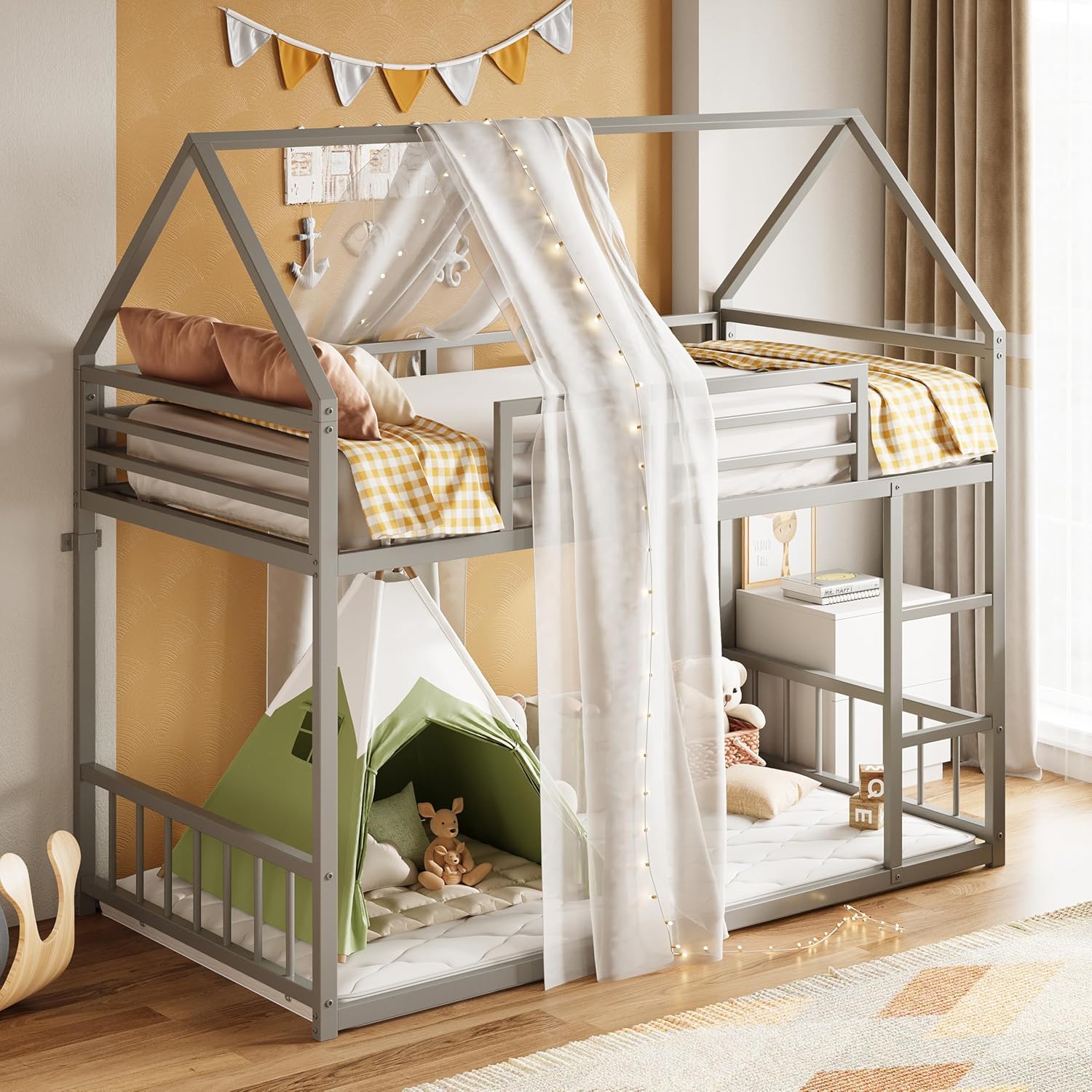 Blue Pinafore Denim Dress