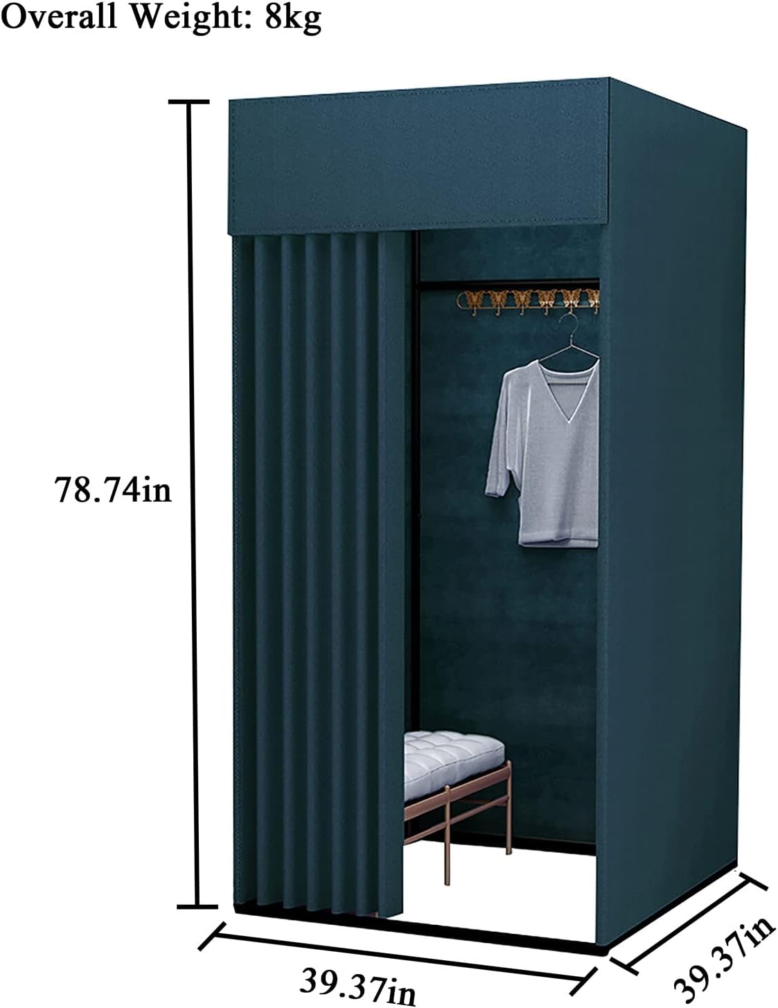 Blue Pinafore Denim Dress