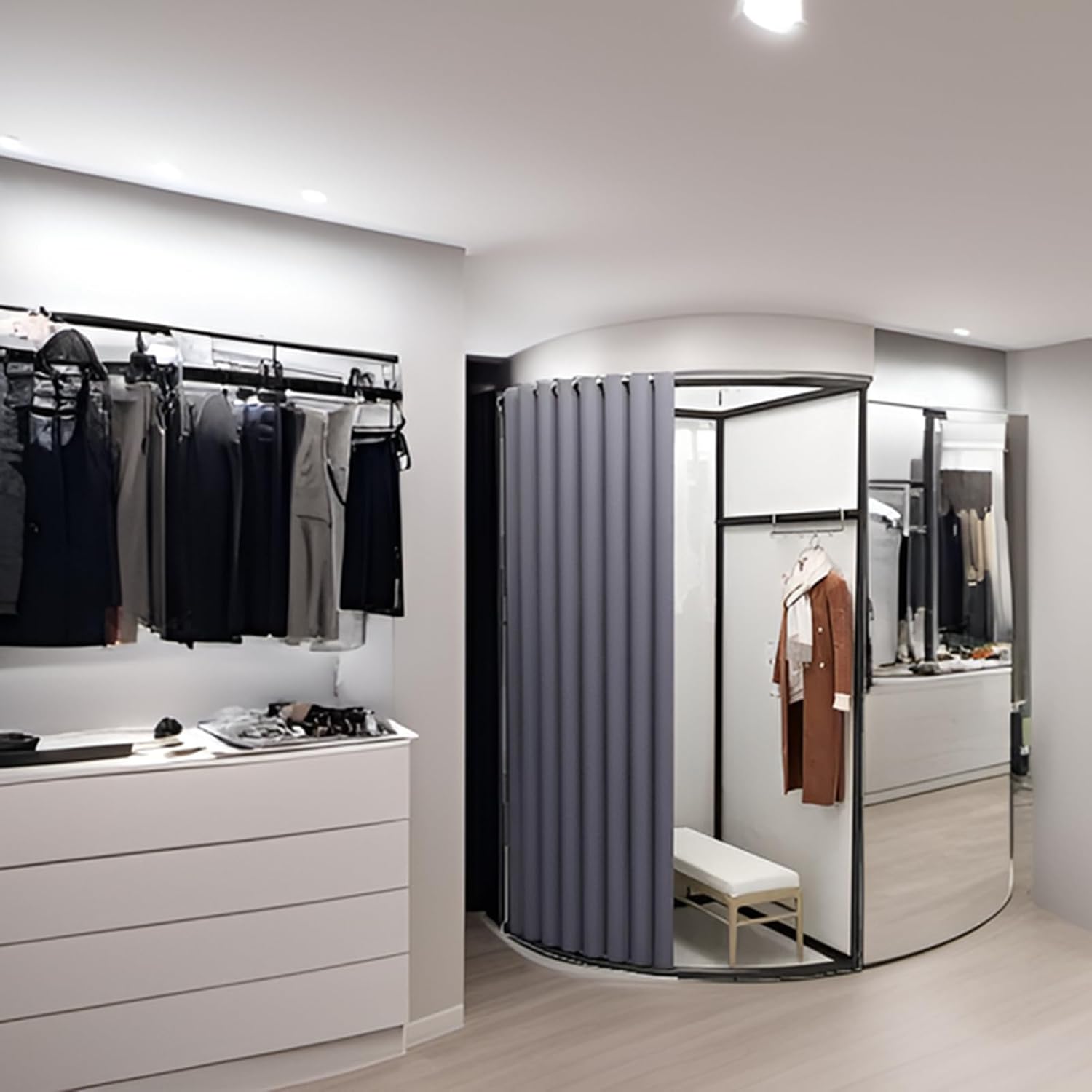 Blue Pinafore Denim Dress