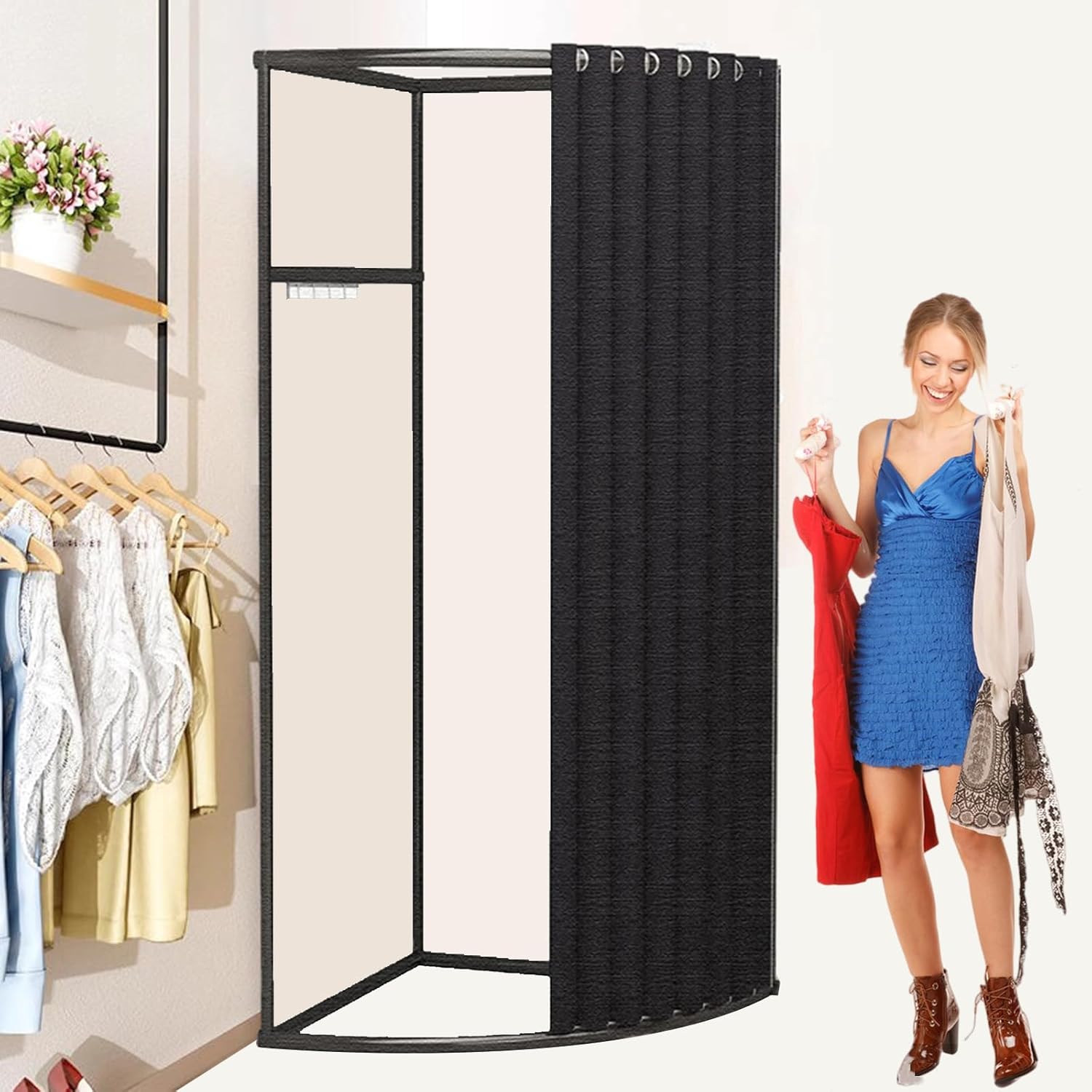 Blue Pinafore Denim Dress