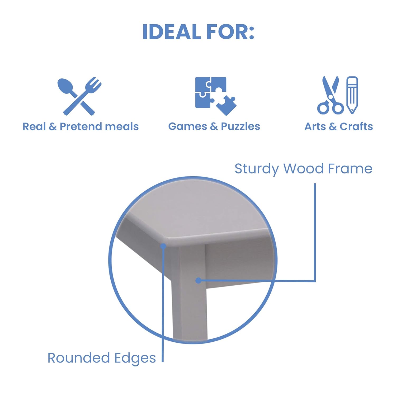 Blue Pinafore Denim Dress