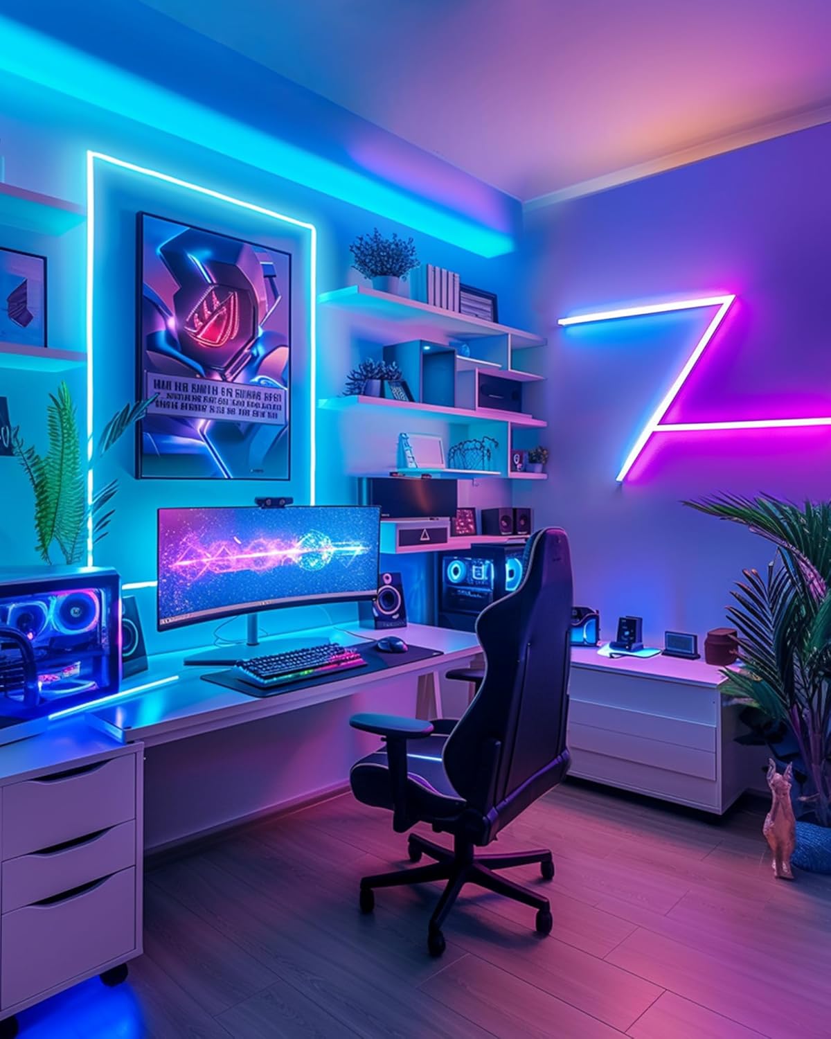 Blue Pinafore Denim Dress