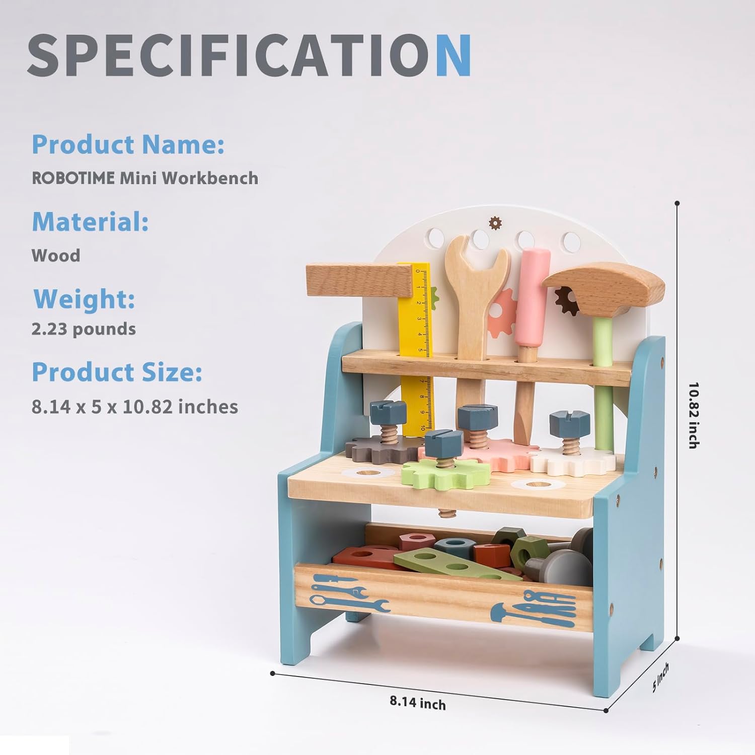 Blue Pinafore Denim Dress