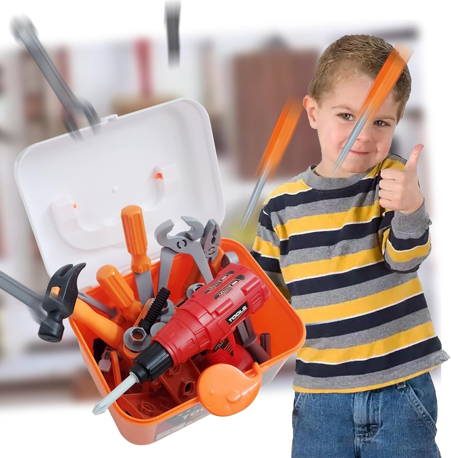 Blue Pinafore Denim Dress