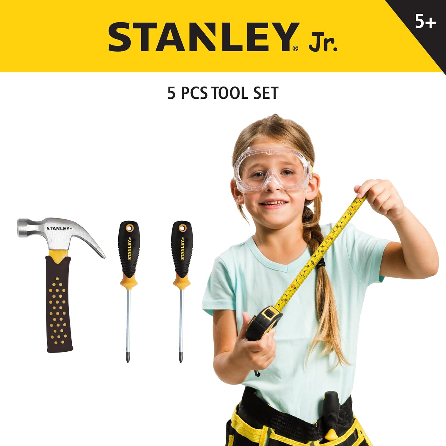 Blue Pinafore Denim Dress