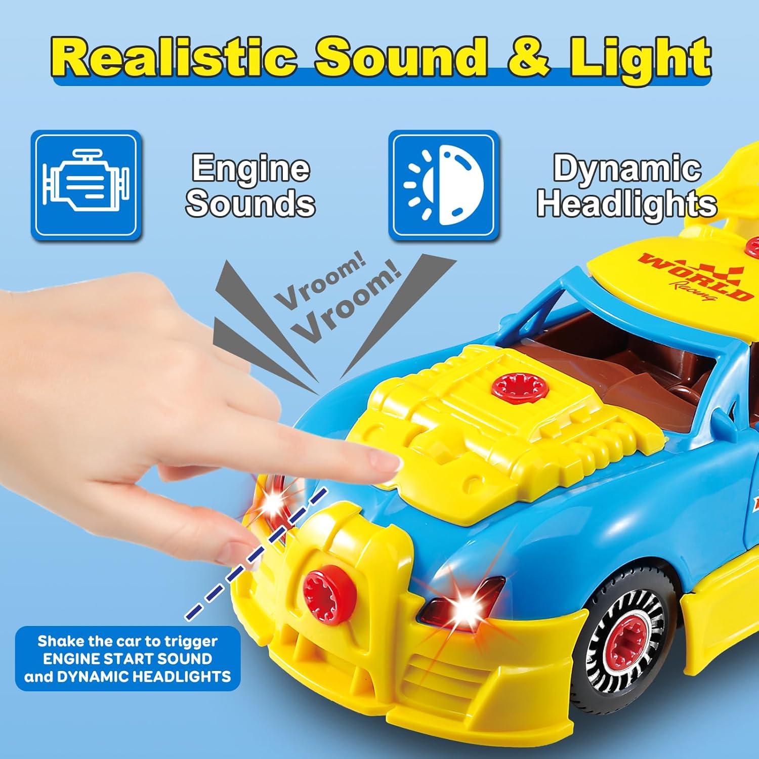 Blue Pinafore Denim Dress