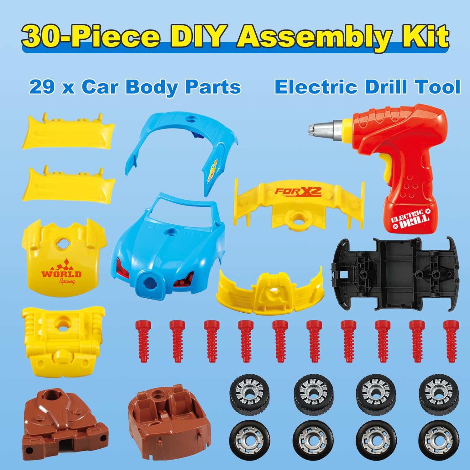 Blue Pinafore Denim Dress