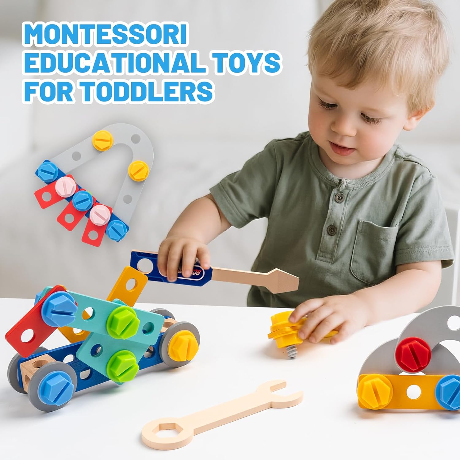 Blue Pinafore Denim Dress