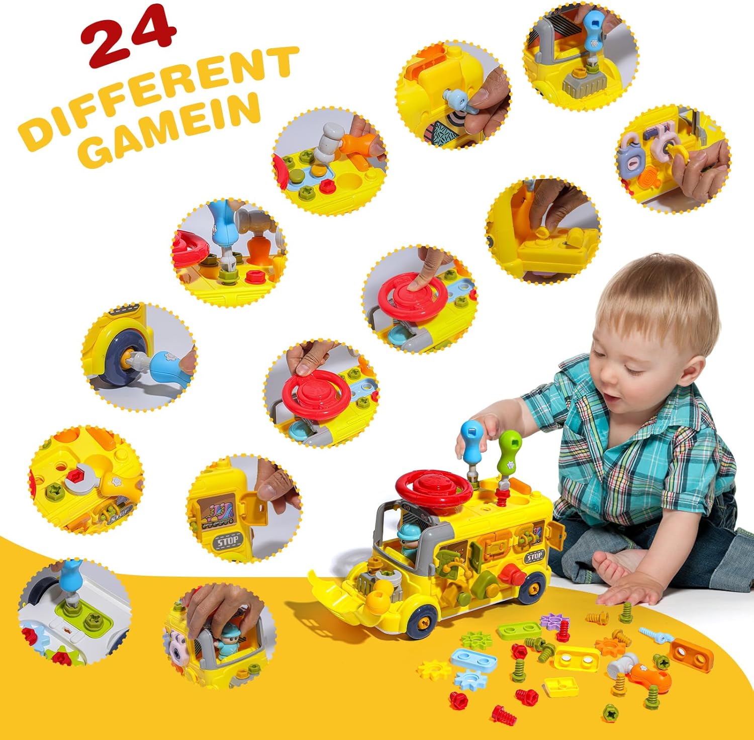 Blue Pinafore Denim Dress