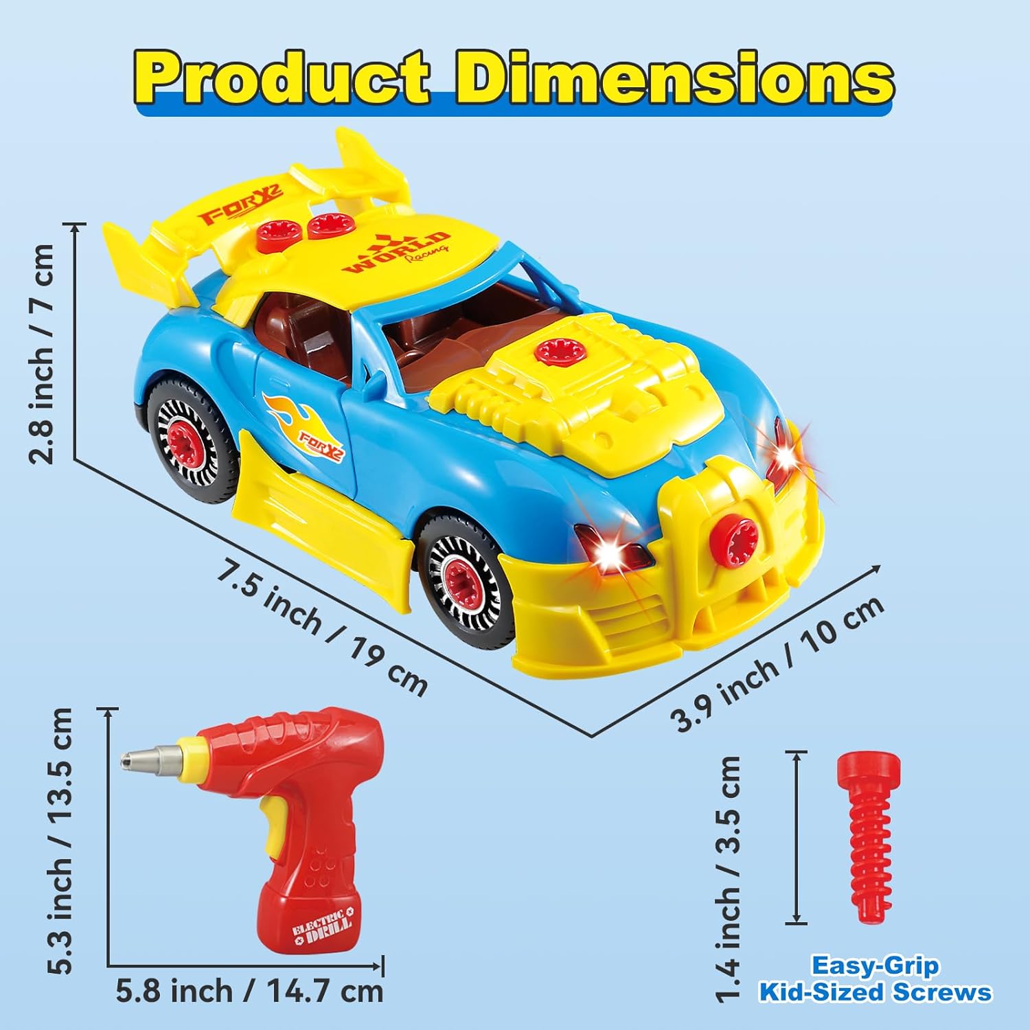 Blue Pinafore Denim Dress