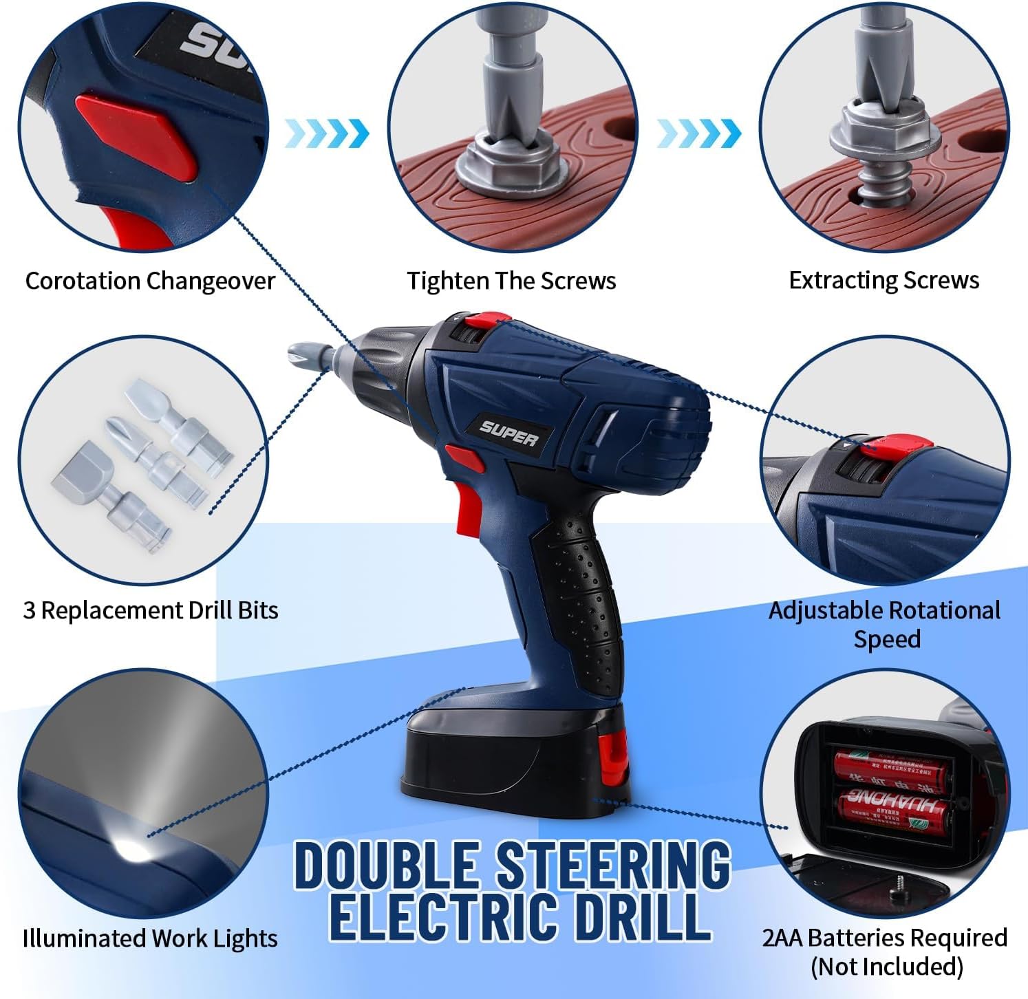 Blue Pinafore Denim Dress