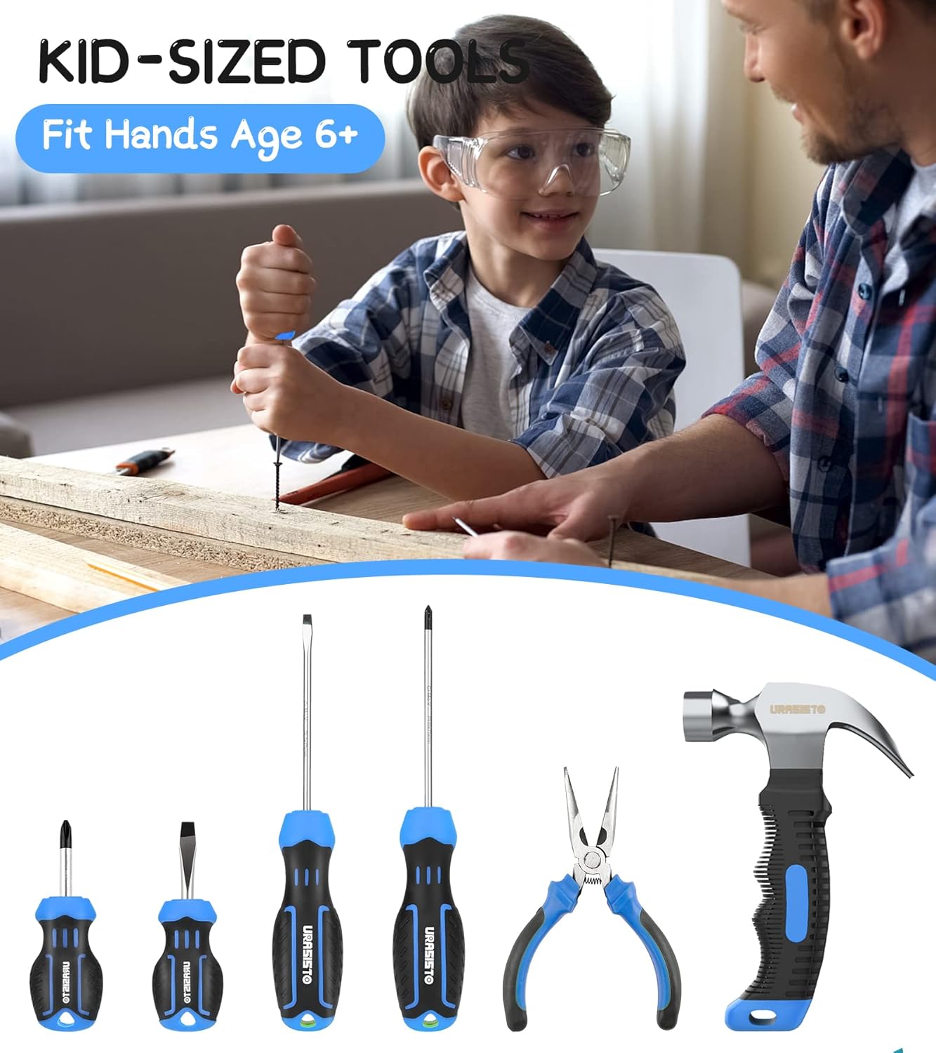 Blue Pinafore Denim Dress