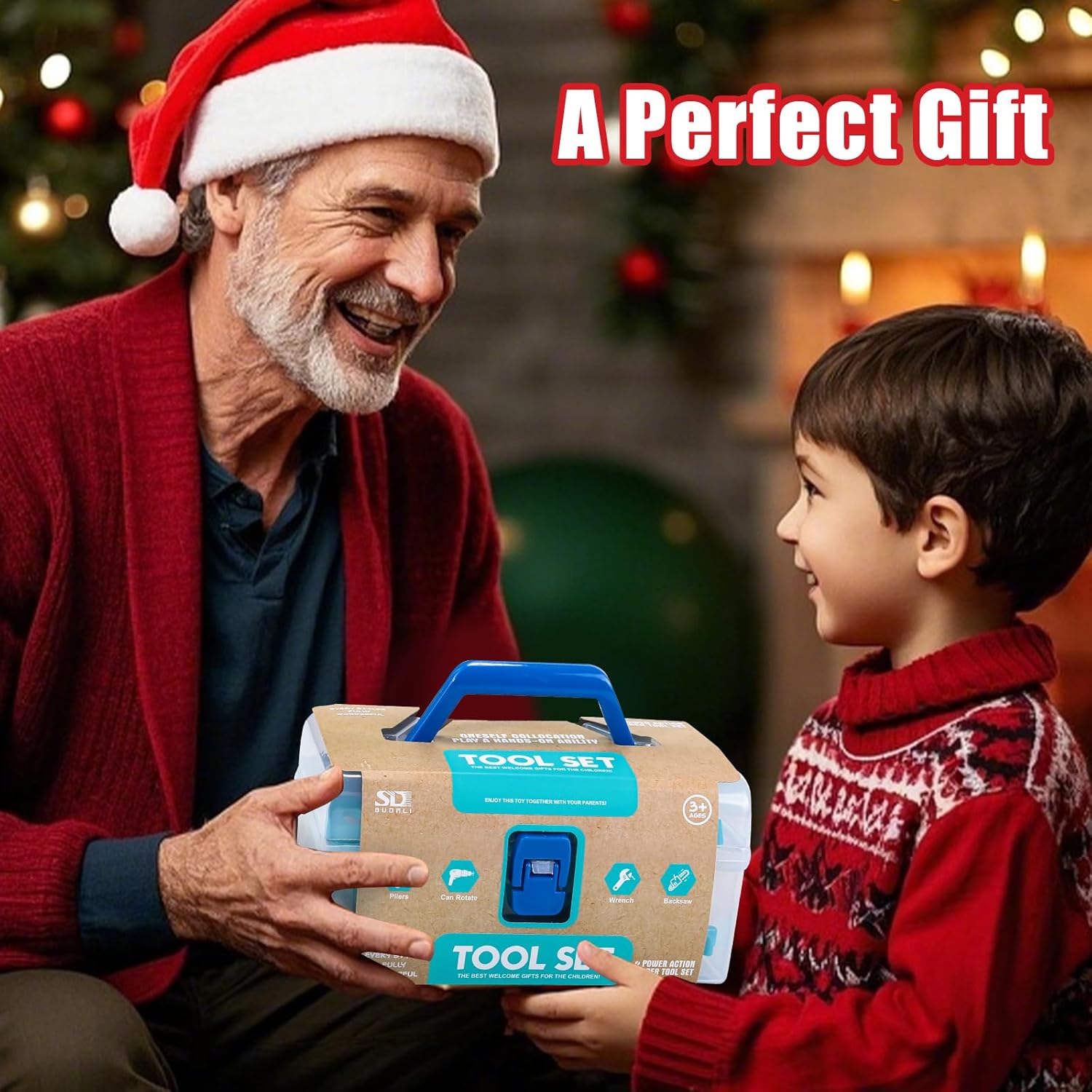 Blue Pinafore Denim Dress