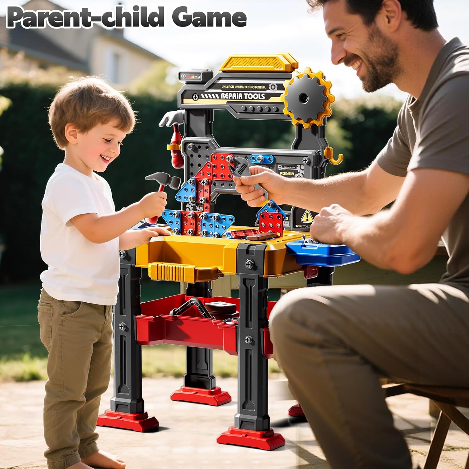 Blue Pinafore Denim Dress