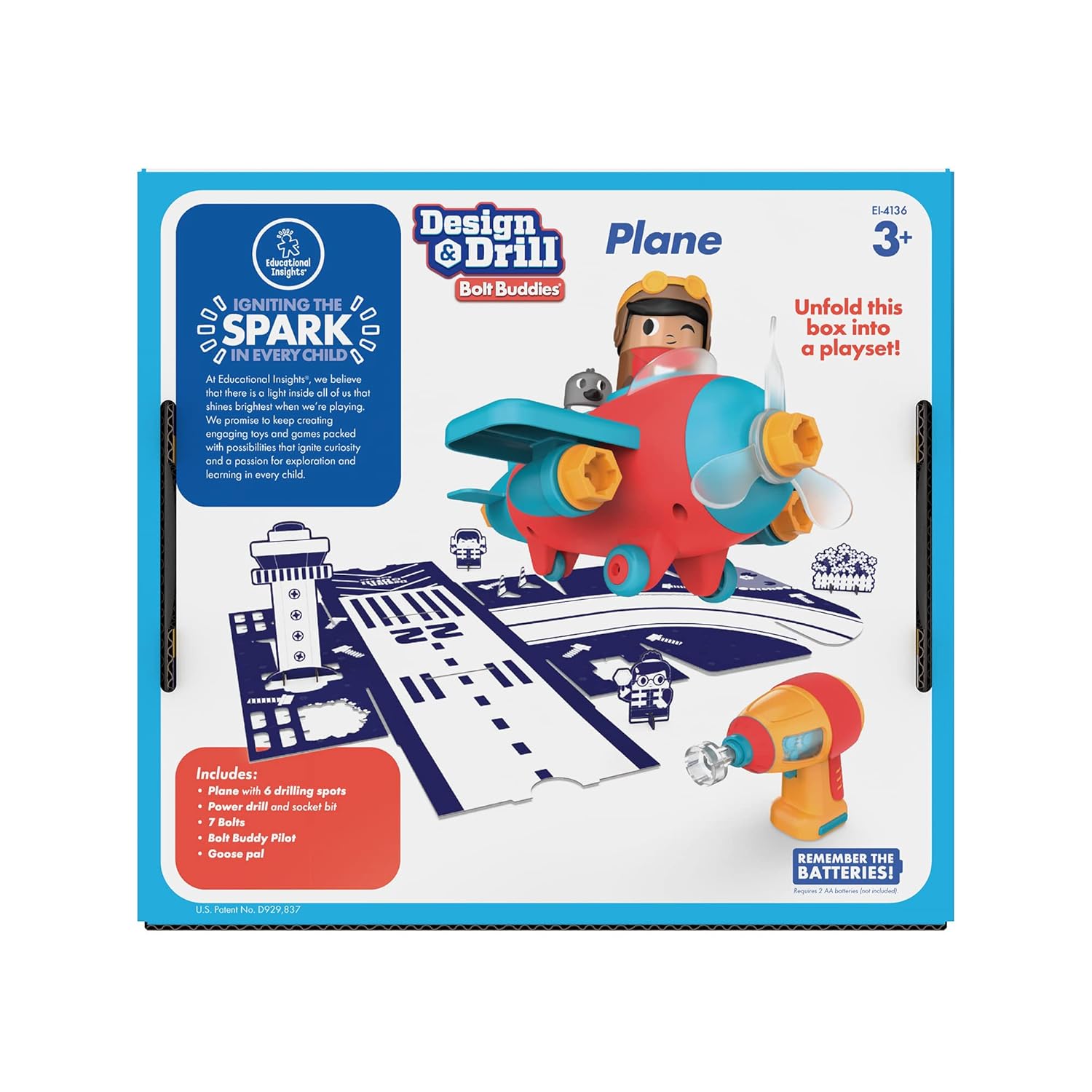 Blue Pinafore Denim Dress