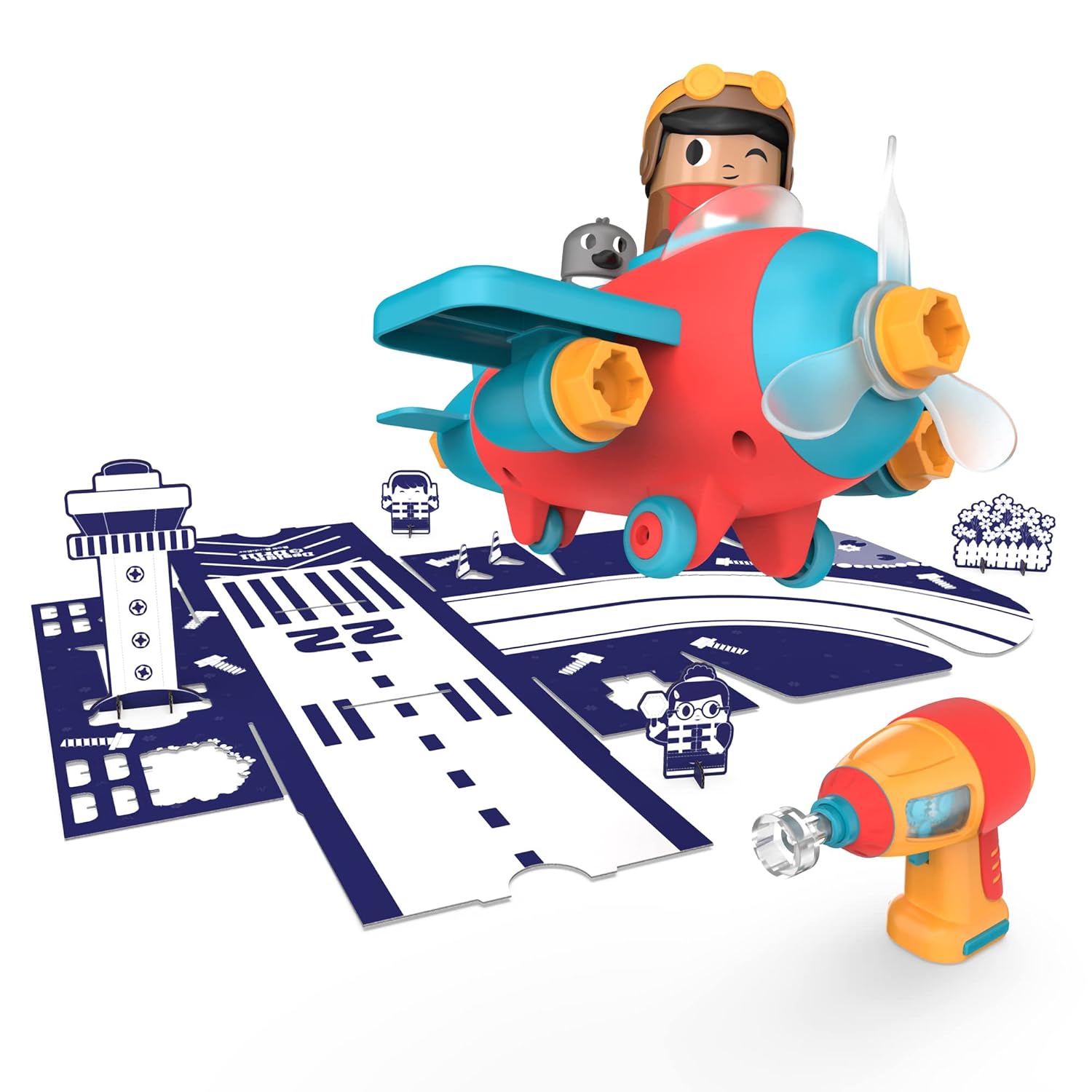 Blue Pinafore Denim Dress