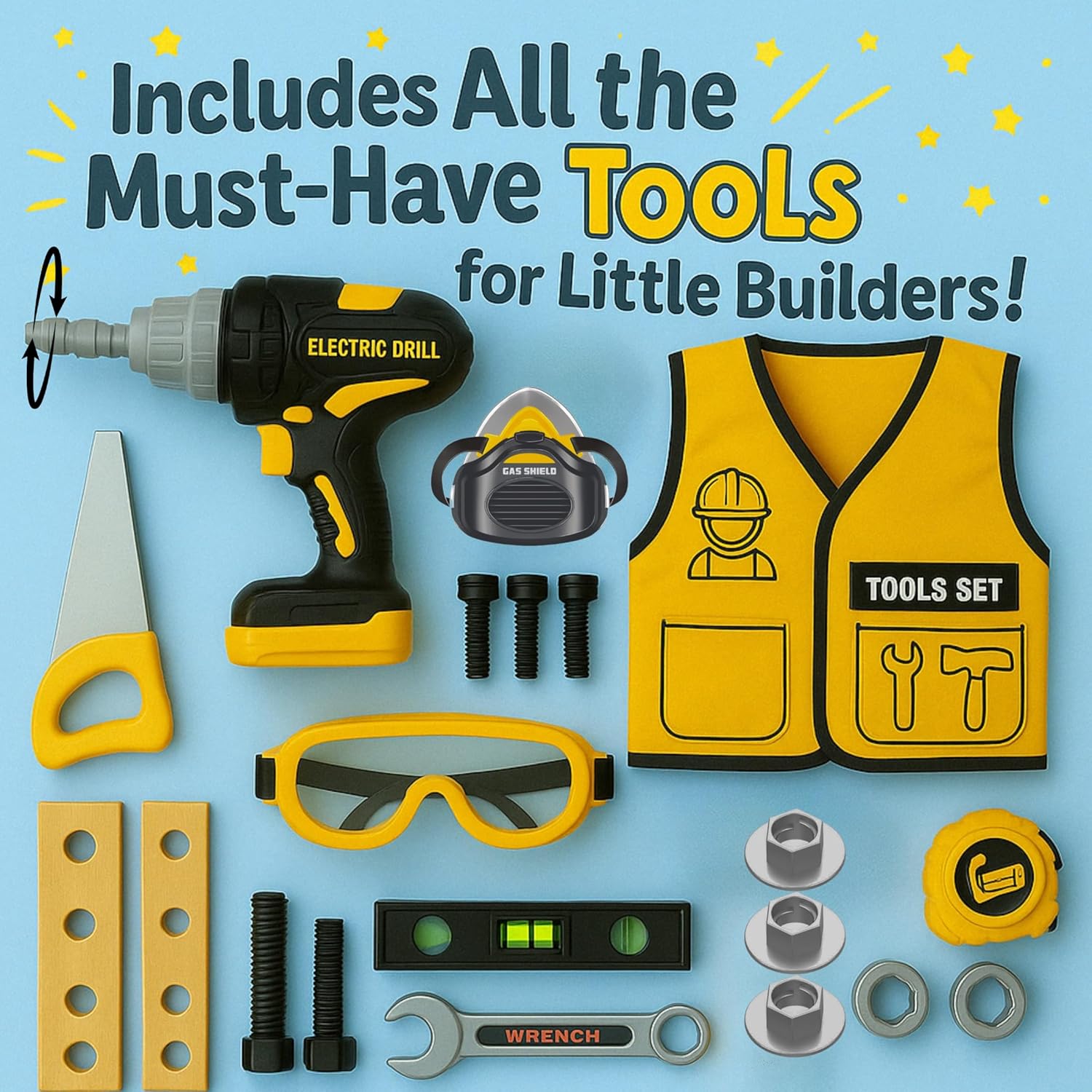 Blue Pinafore Denim Dress