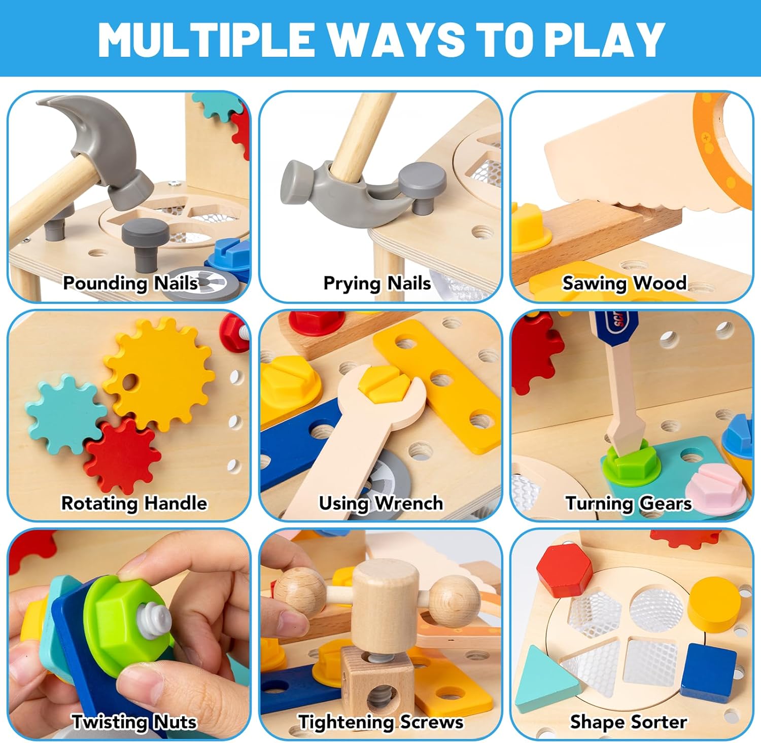 Blue Pinafore Denim Dress