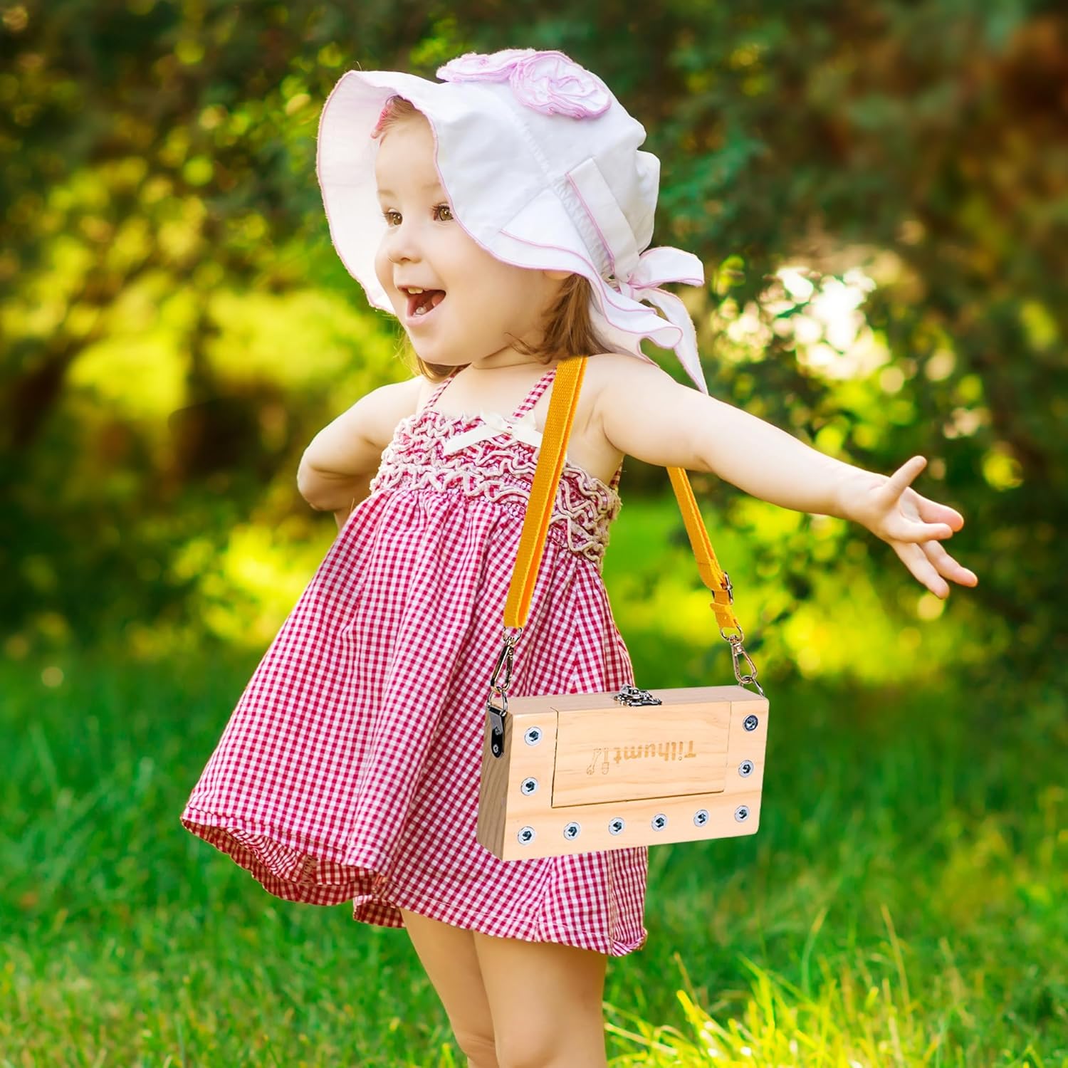 Blue Pinafore Denim Dress