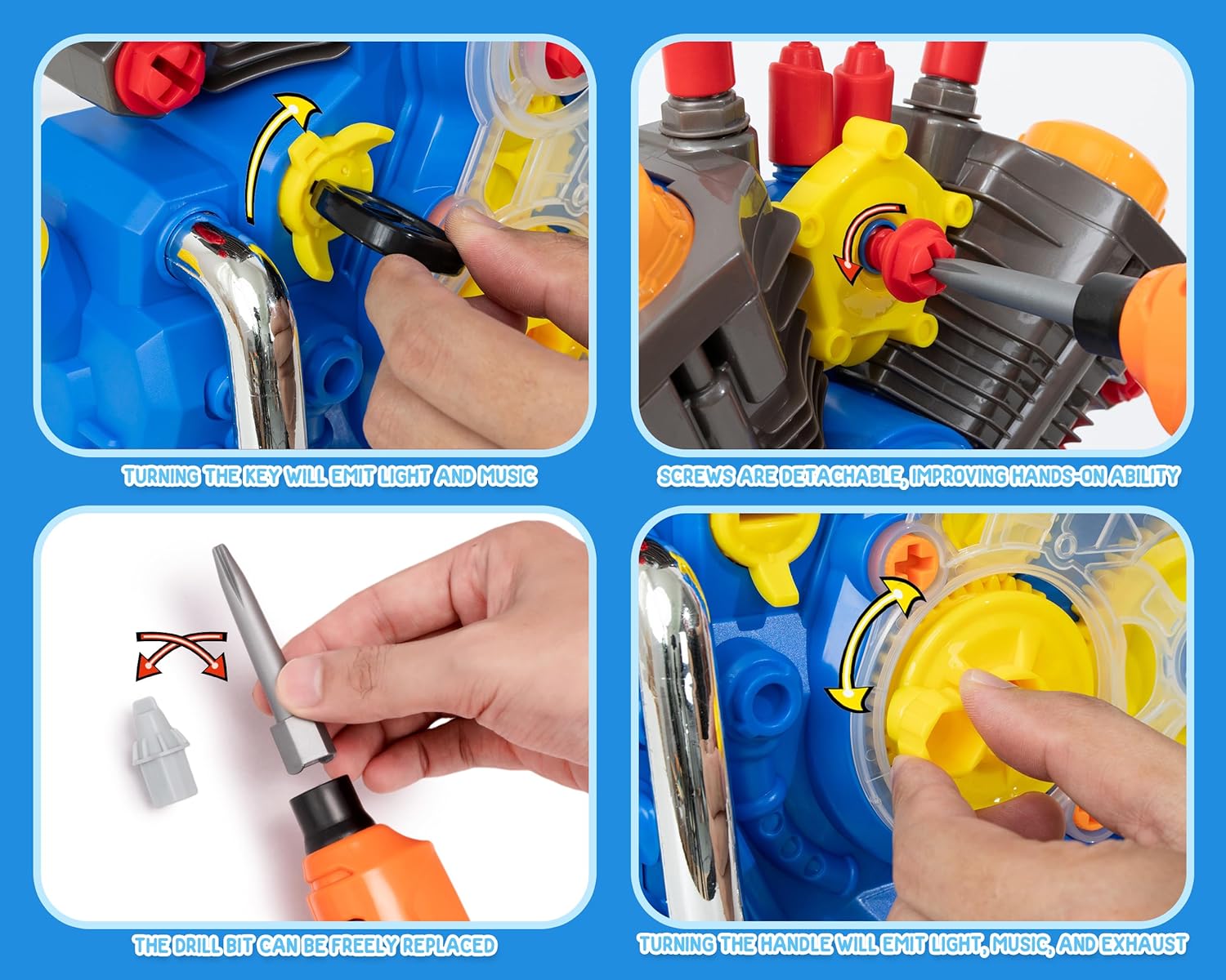 Blue Pinafore Denim Dress