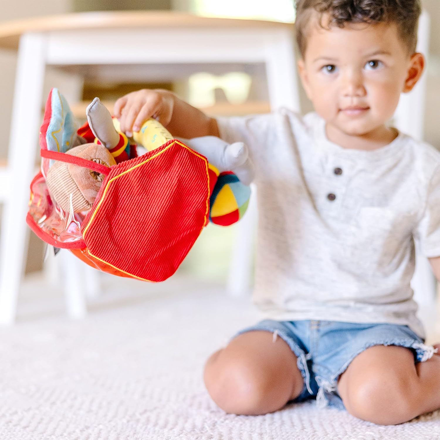 Blue Pinafore Denim Dress