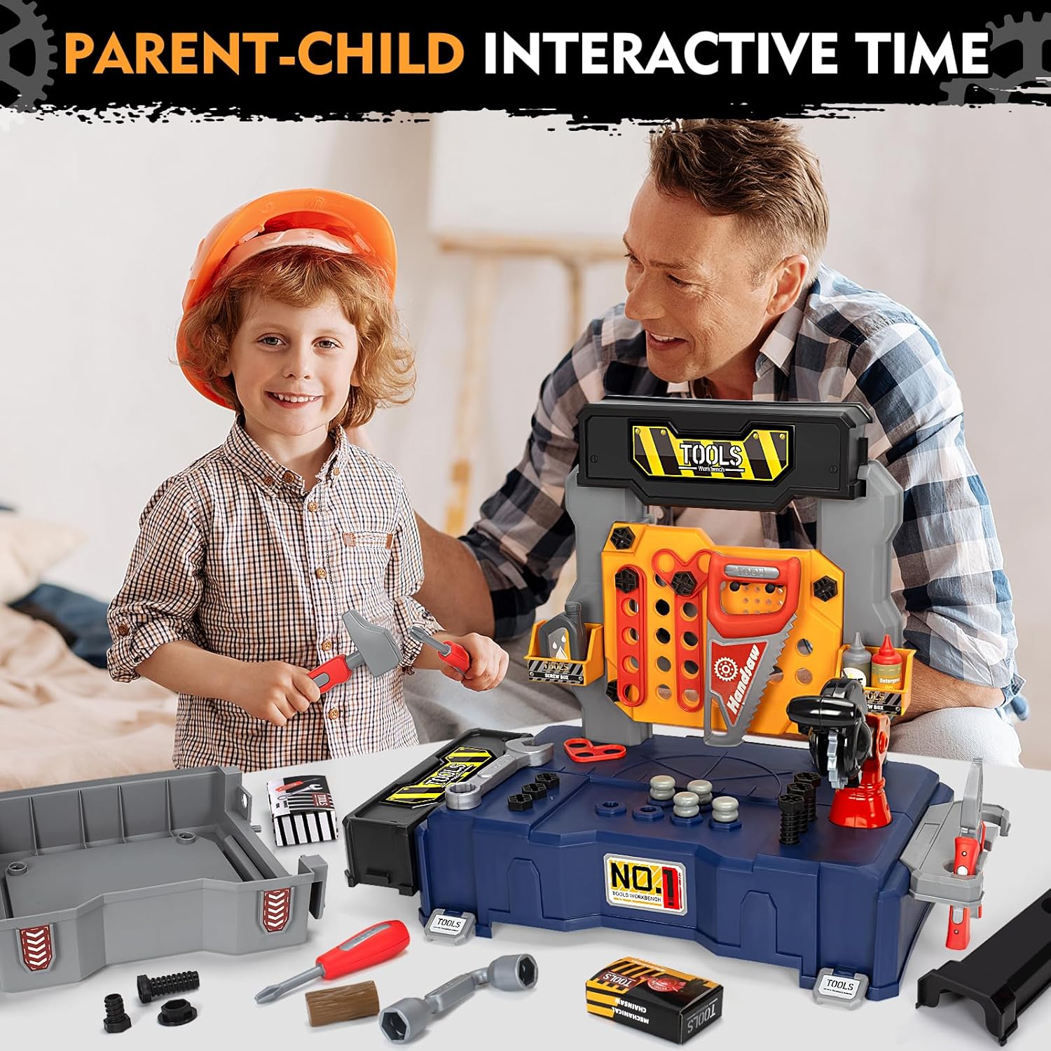 Blue Pinafore Denim Dress