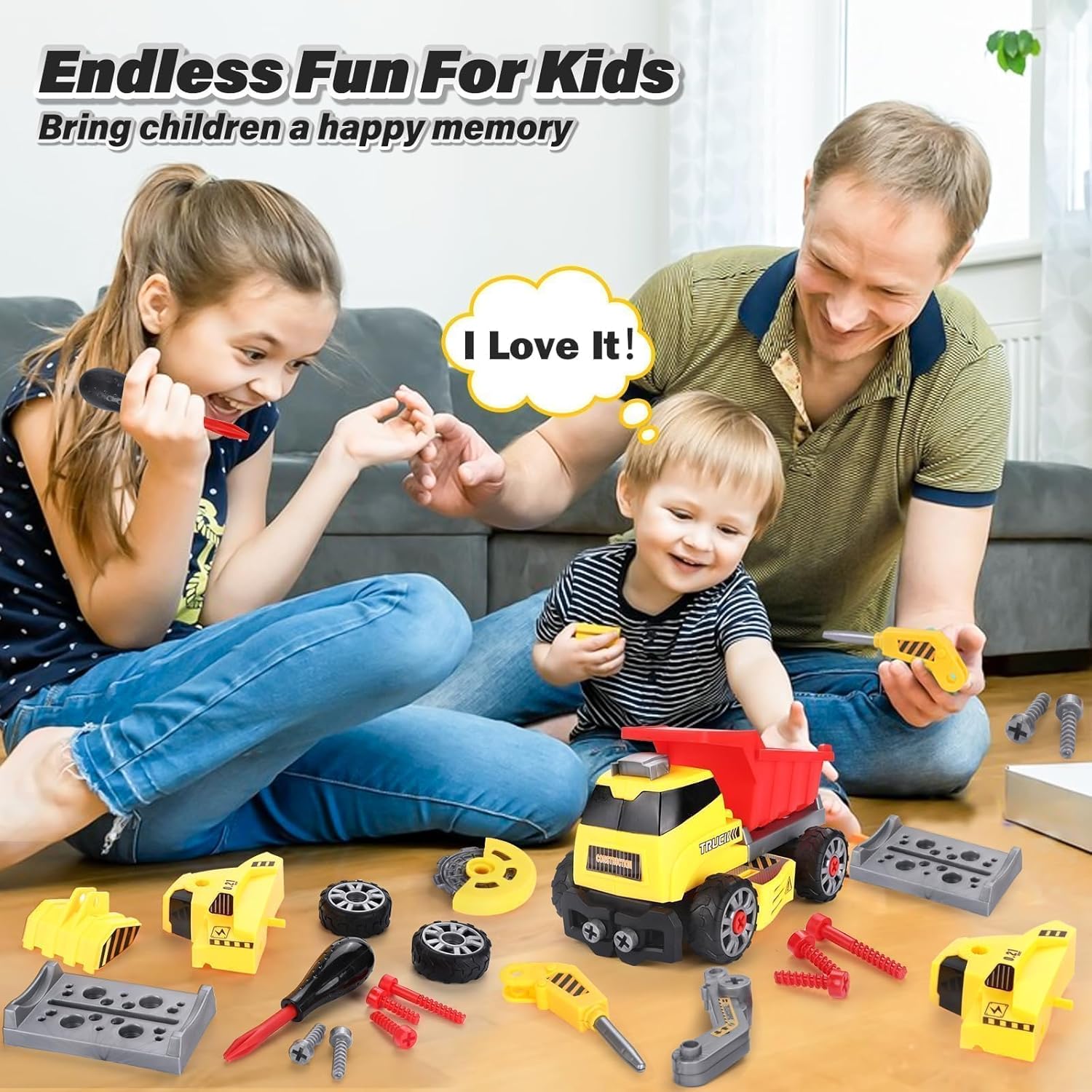 Blue Pinafore Denim Dress