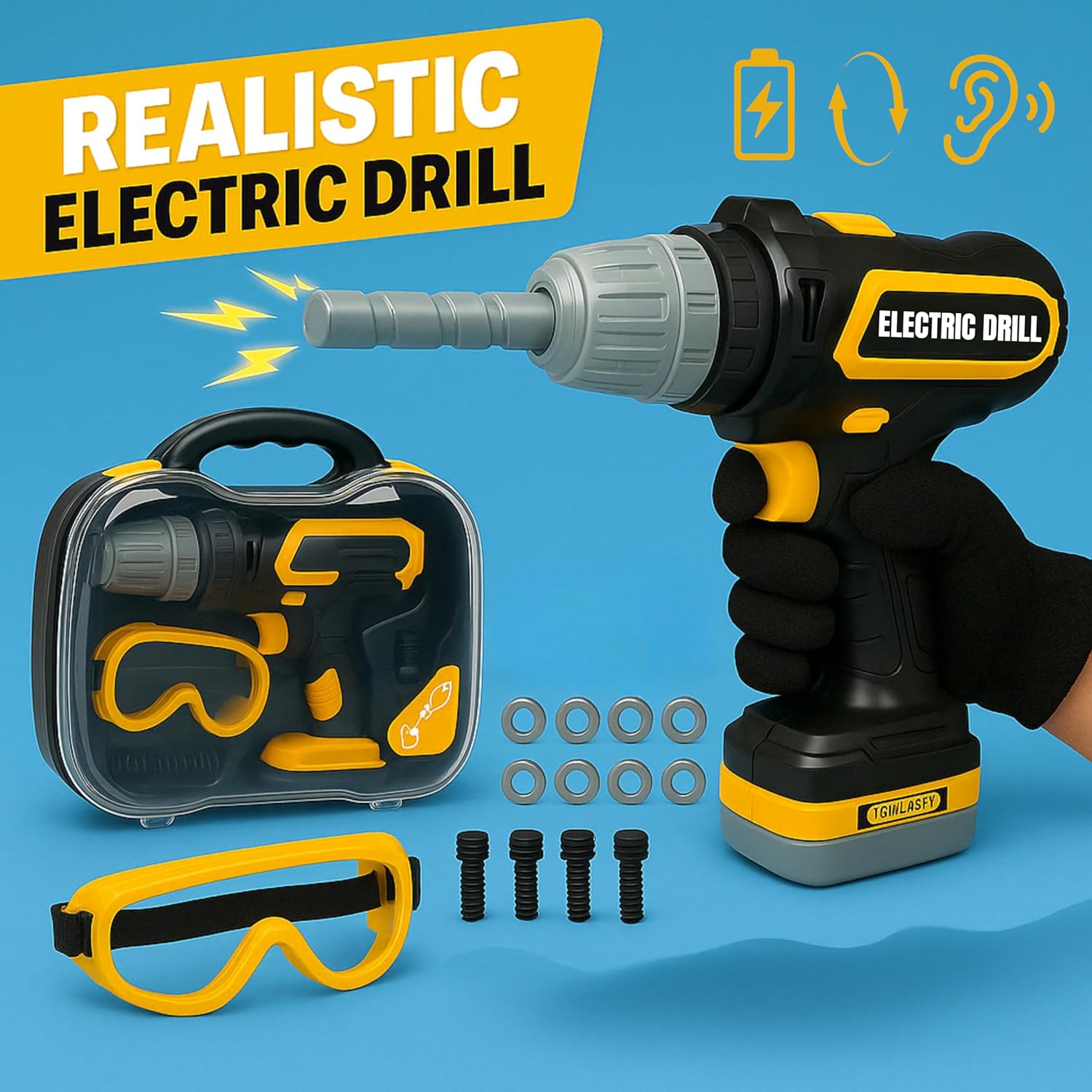 Blue Pinafore Denim Dress