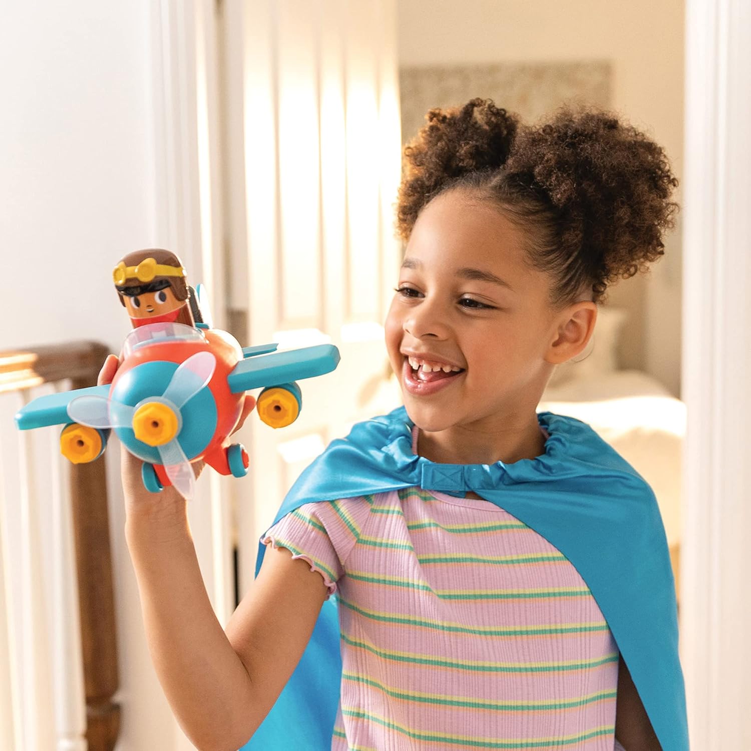 Blue Pinafore Denim Dress