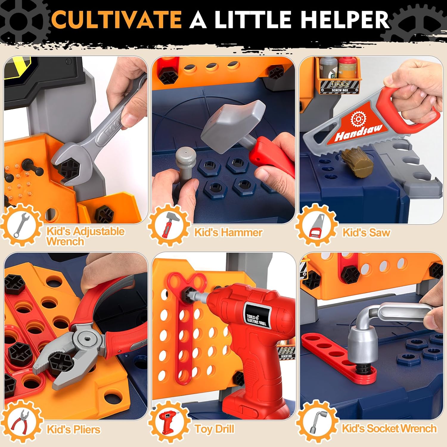 Blue Pinafore Denim Dress