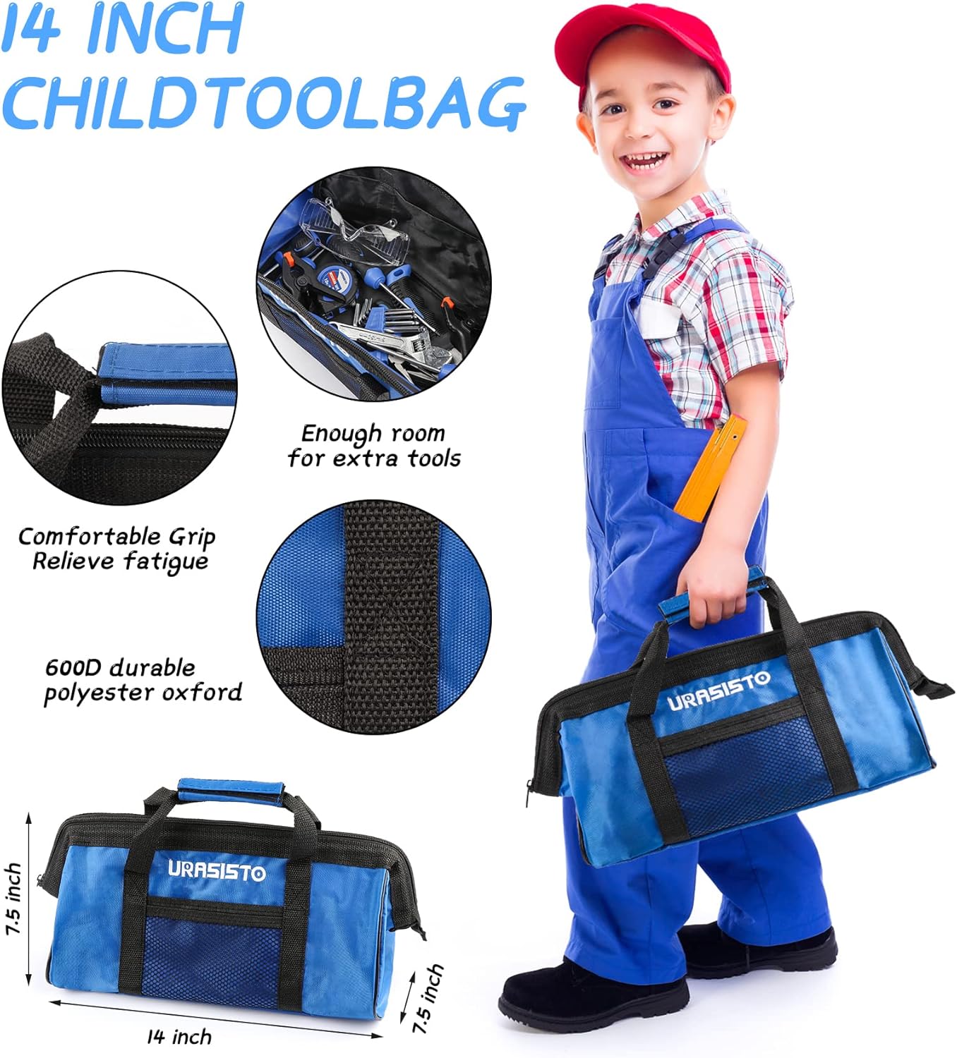 Blue Pinafore Denim Dress